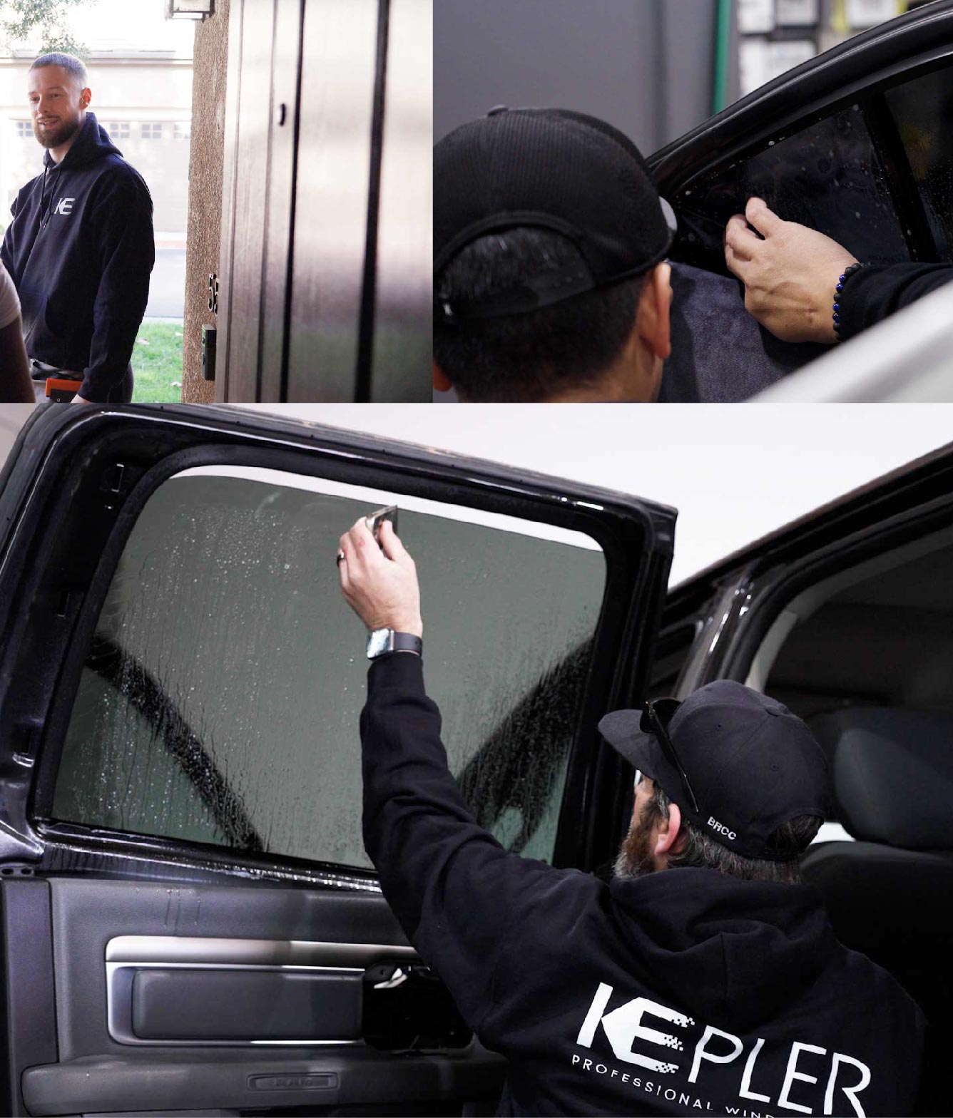 Kepler Window Tinting Specialists at Work in Grandville, Michigan