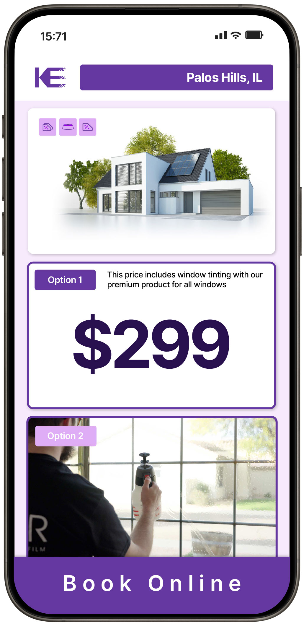 View Competitive Home Window Tinting Costs in Palos Hills, Illinois