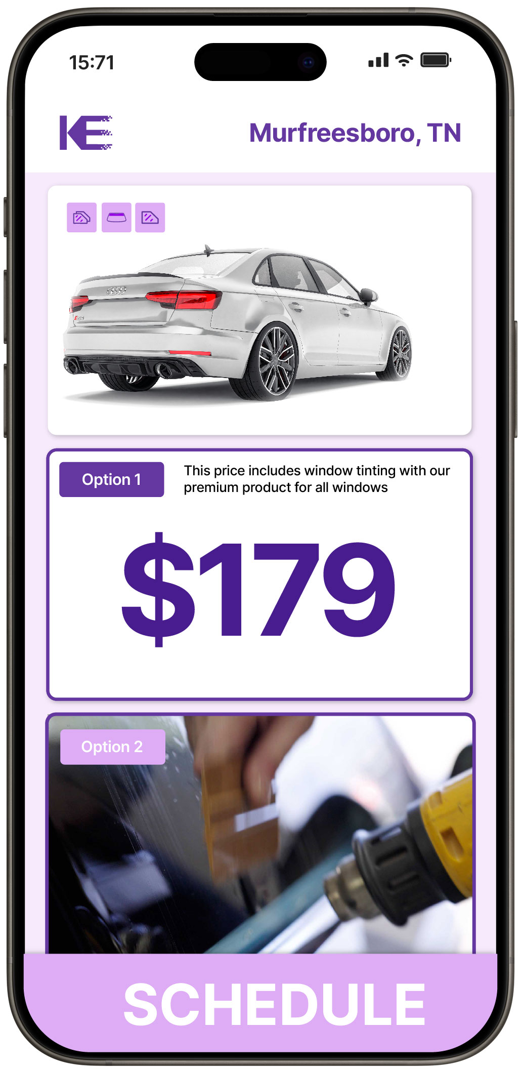 View Reasonable Car Window Tinting Prices in Murfreesboro, Tennessee