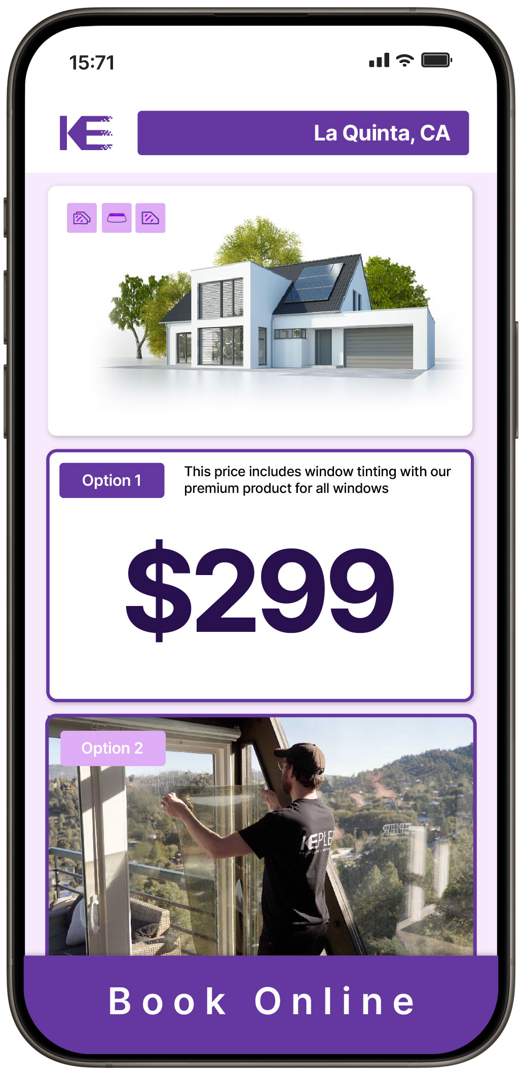 View Competitive Home Window Tinting Rates in La Quinta, California