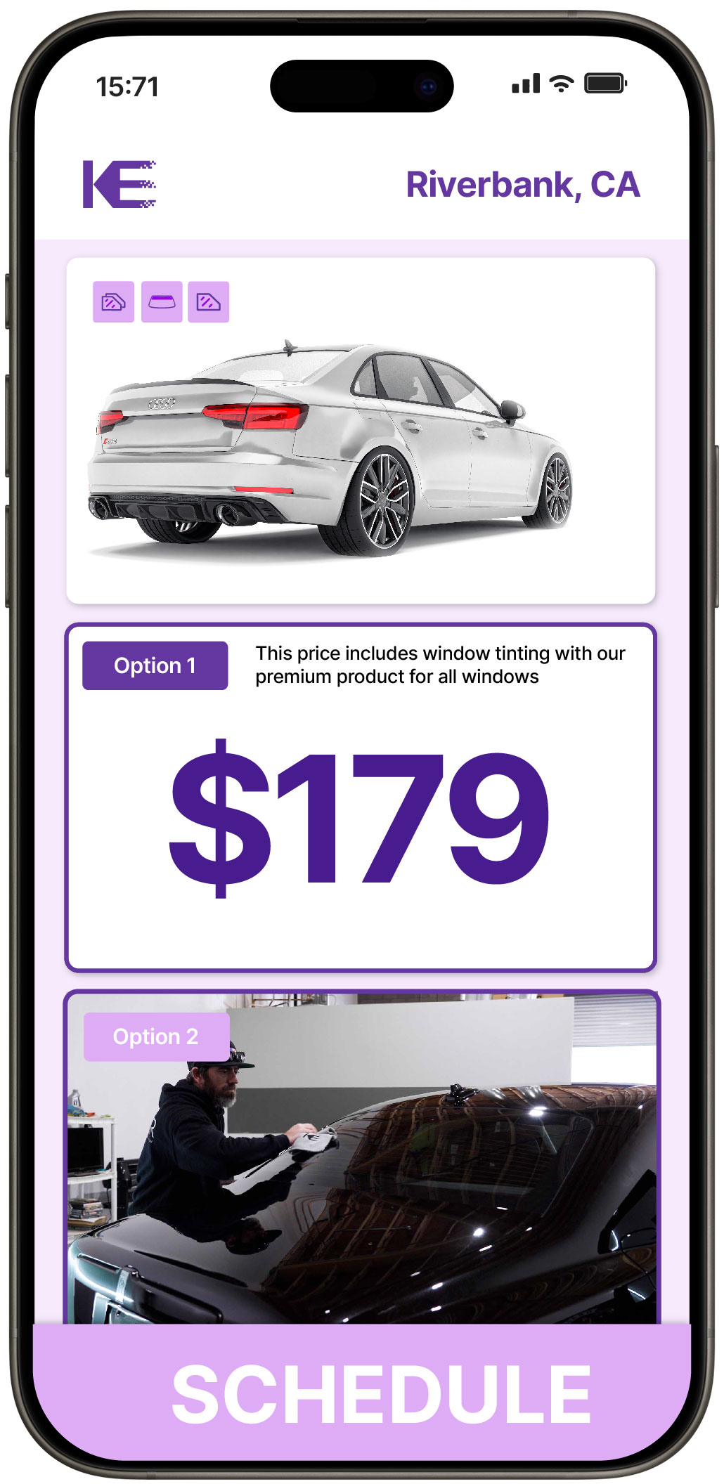 View Affordable Car Window Tinting Prices in Riverbank, California