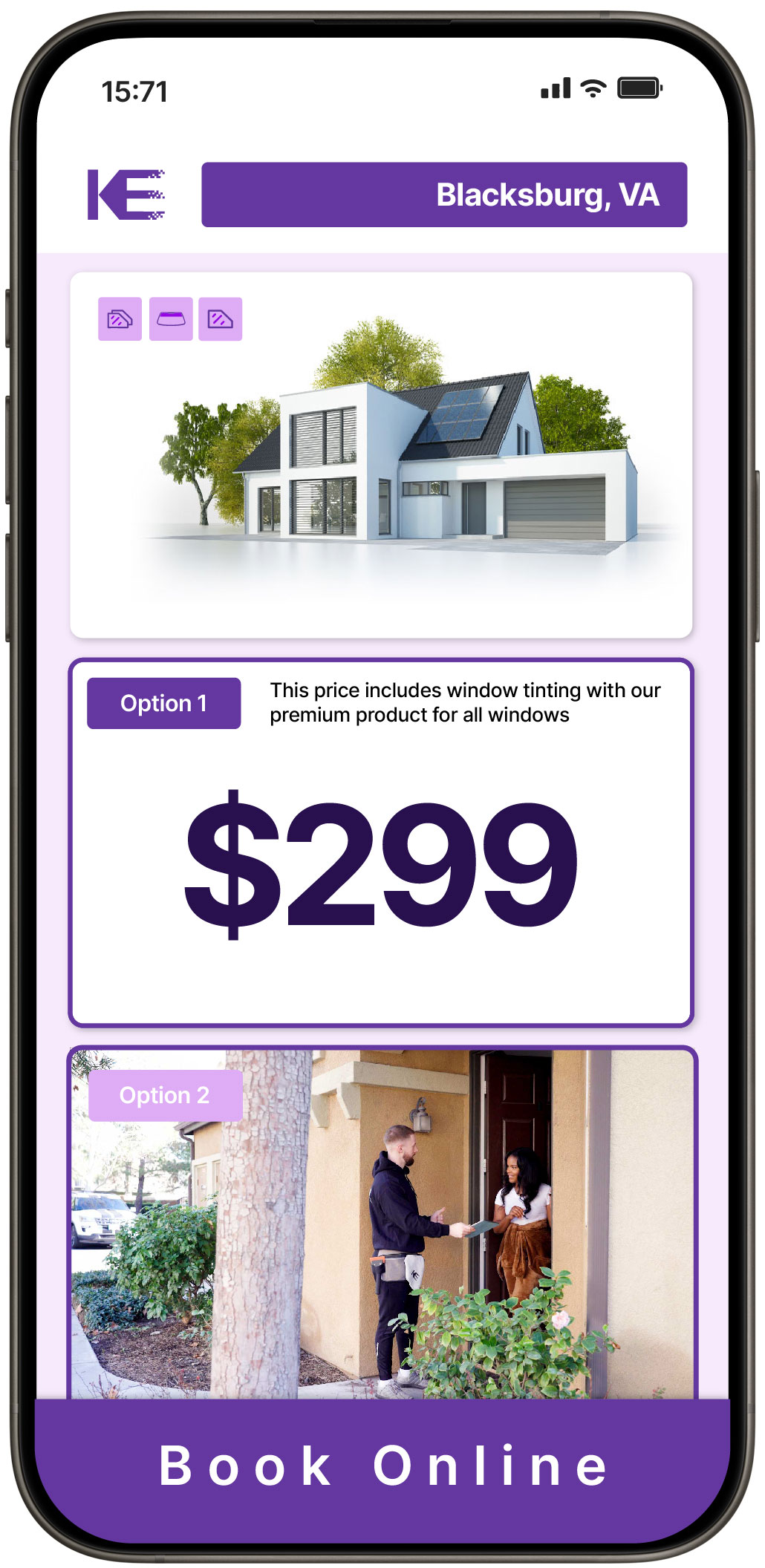 View Affordable Home Window Tinting Rates in Blacksburg, Virginia
