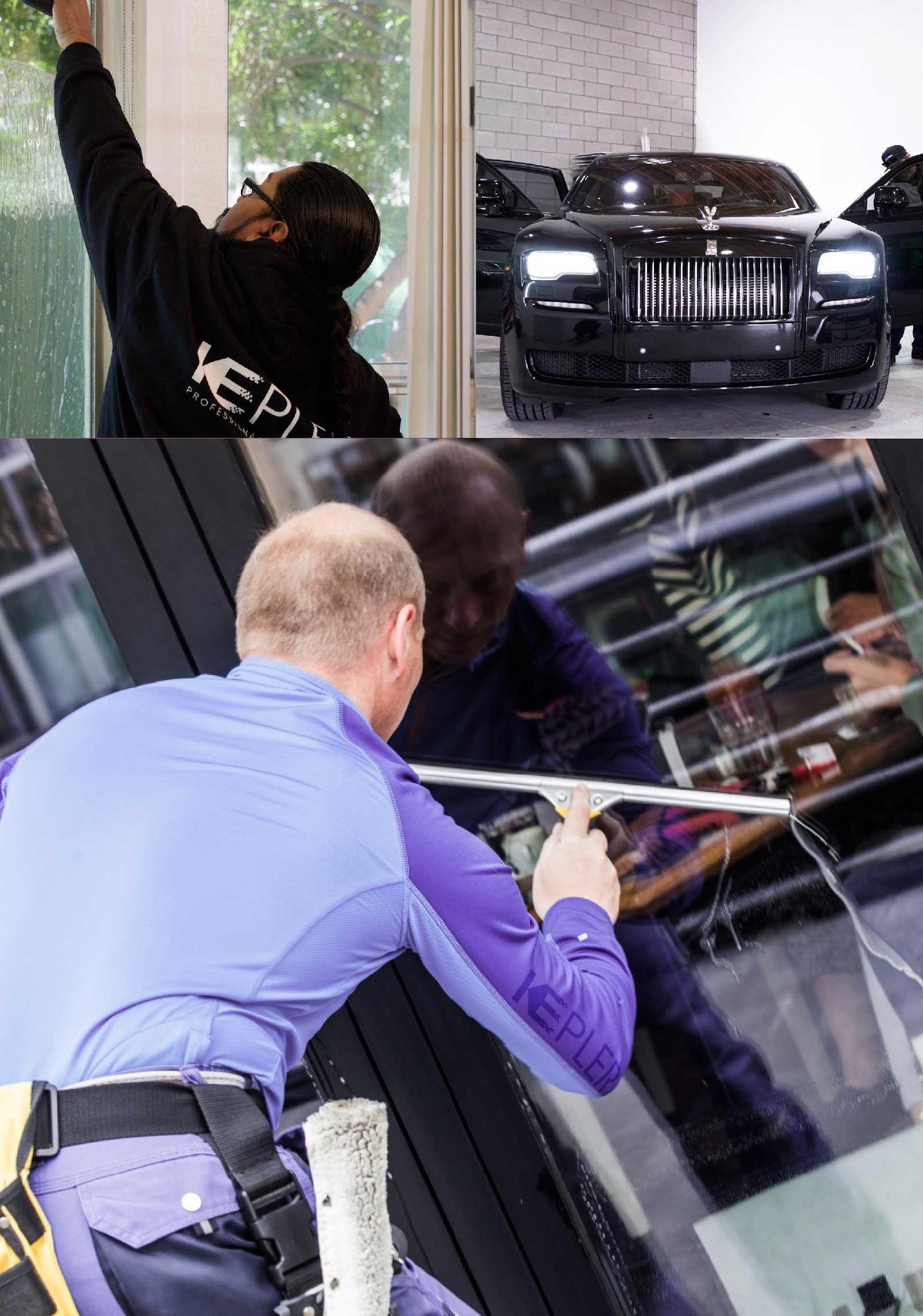Kepler Expert Applying Anti-Graffiti Window Film to a Stratford Shop Front