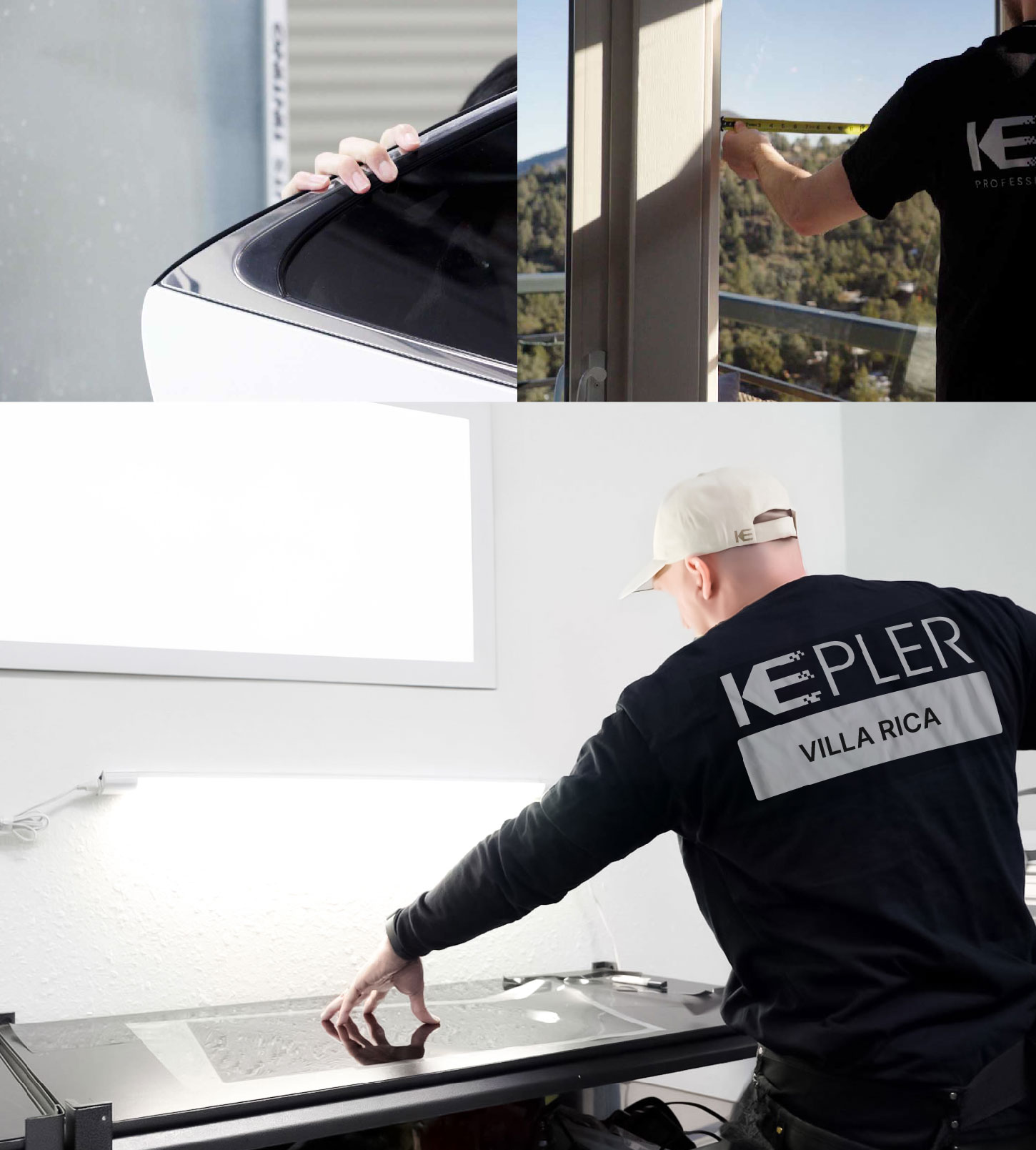Window Tinting Specialist Cutting Film in Villa Rica, Georgia
