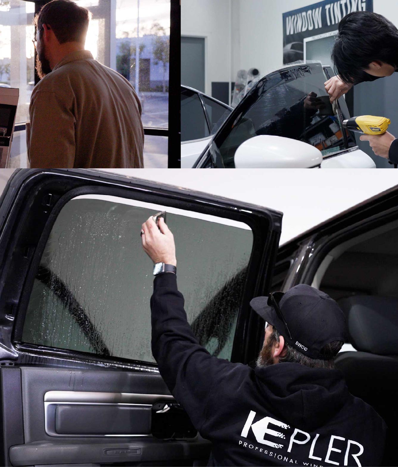 Kepler Window Tinting Specialists at Work in Clarksville, Tennessee