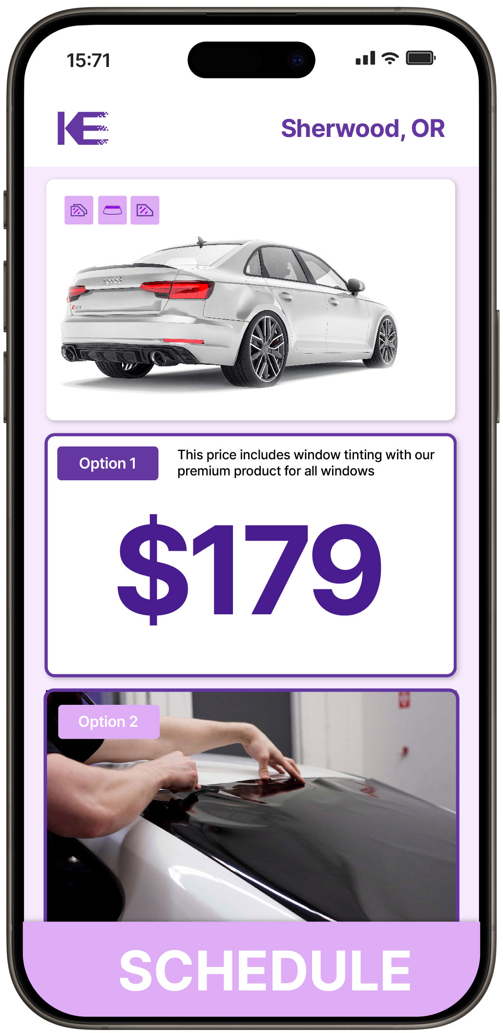 View Reasonable Car Window Tinting Prices in Sherwood, Oregon