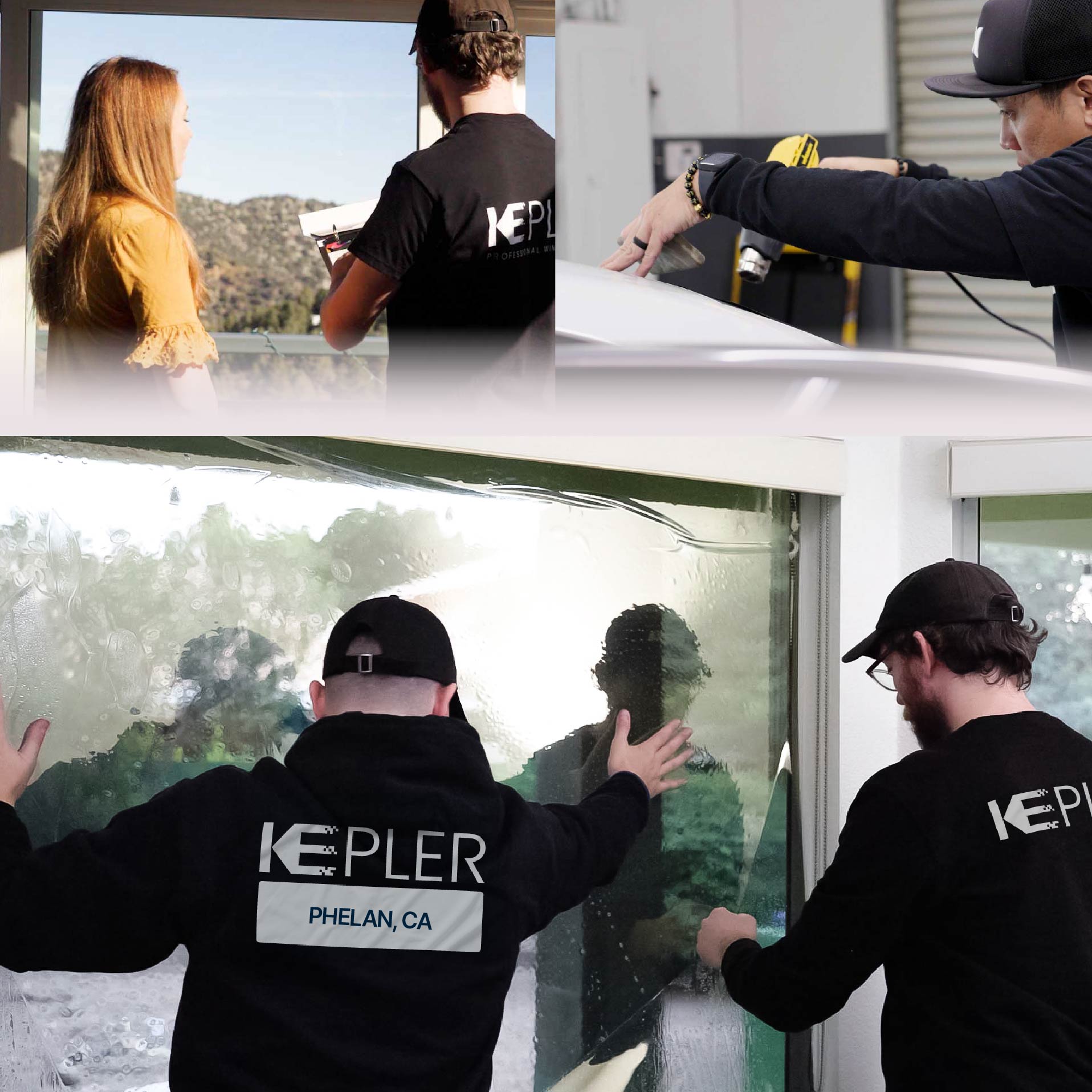 Kepler Specialist Performing Commercial Window Tinting in Phelan Phelan