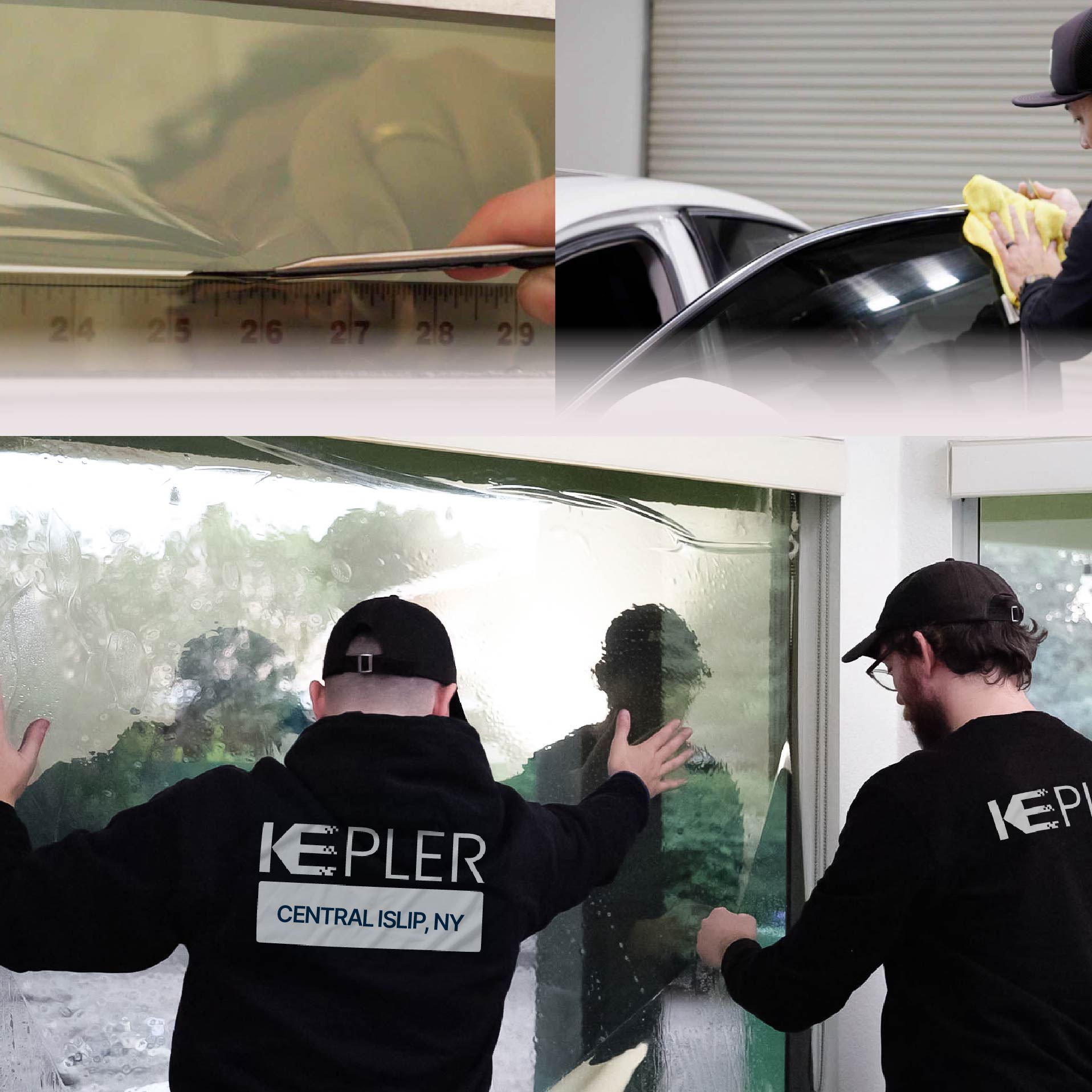 Kepler Specialist Performing Commercial Window Tinting in Central Islip Central Islip
