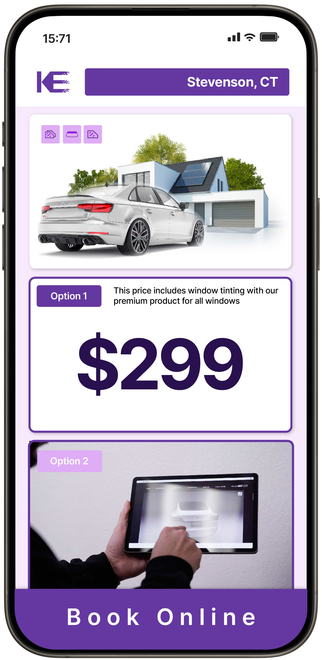 View Competitive Window Tinting Prices in Stevenson, Connecticut