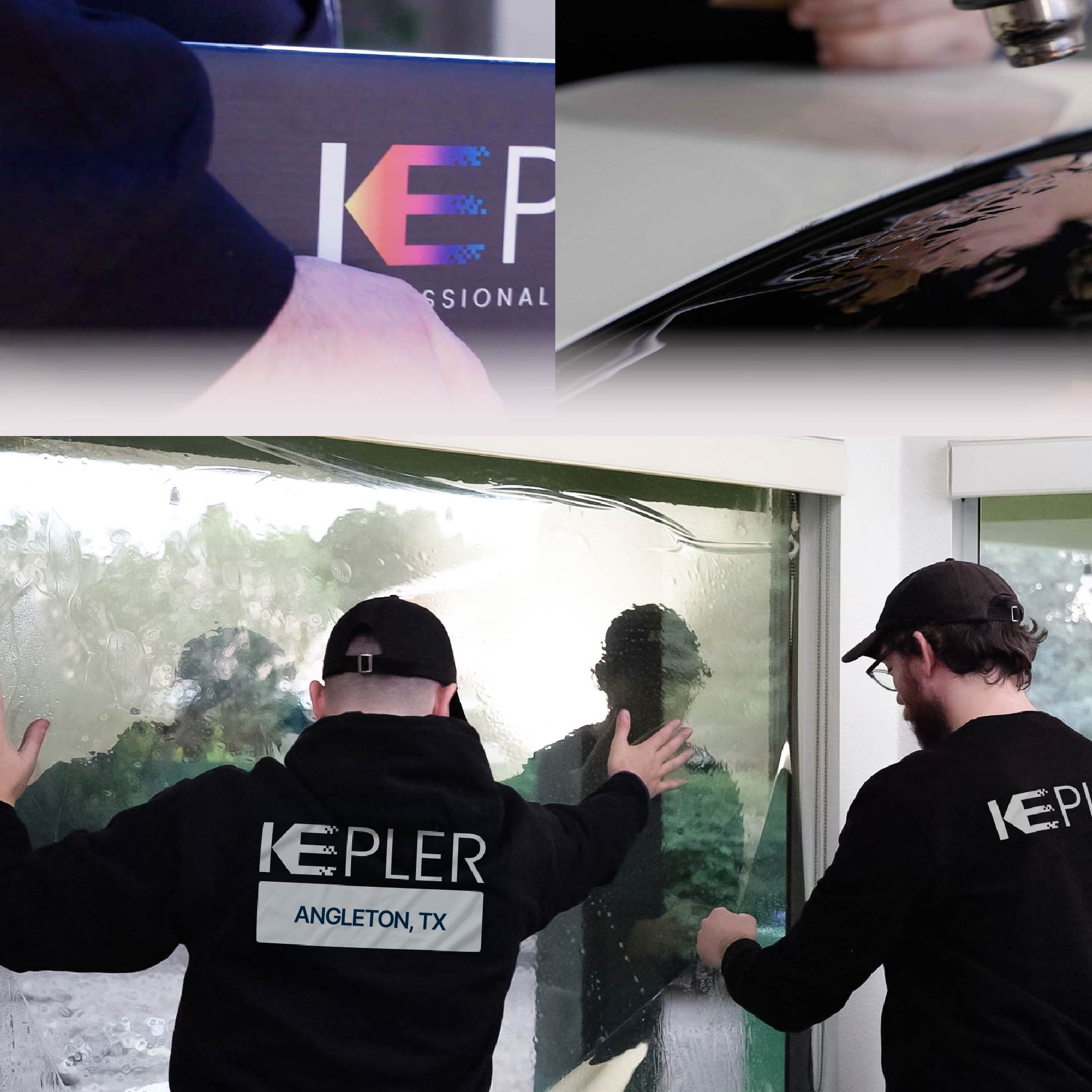 Kepler Specialist Performing Commercial Window Tinting in Angleton Angleton