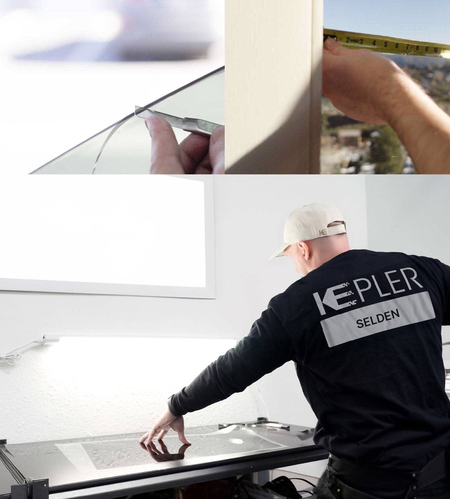 Window Tinting Specialist Cutting Film in Selden, New York