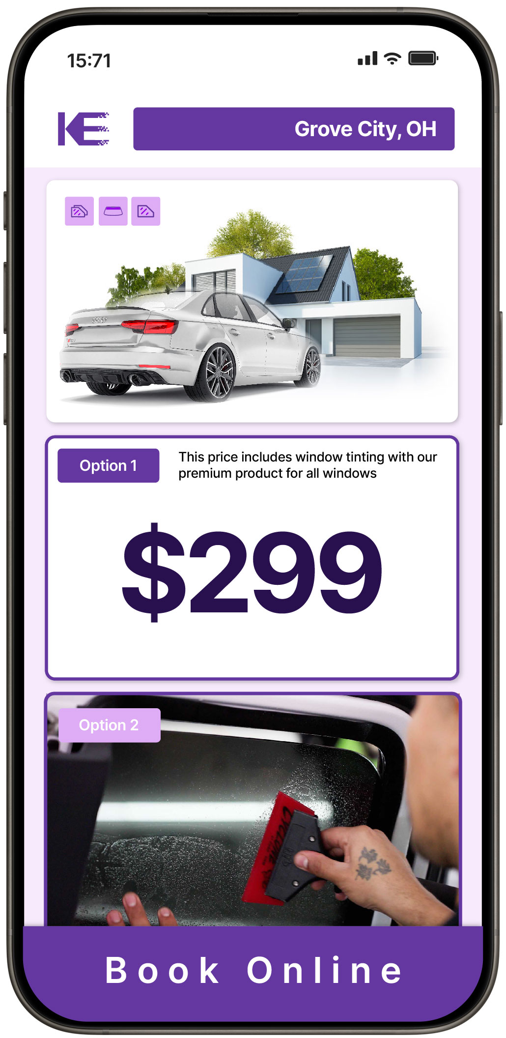 View Competitive Window Tinting Prices in Grove City, Ohio