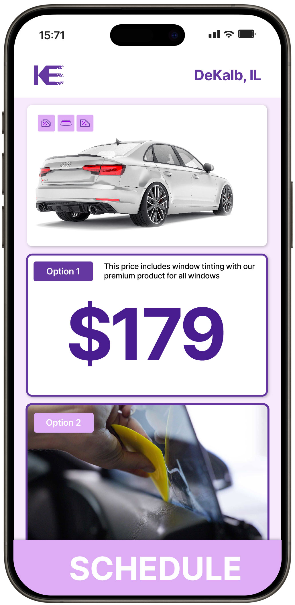 View Reasonable Car Window Tinting Rates in DeKalb, Illinois
