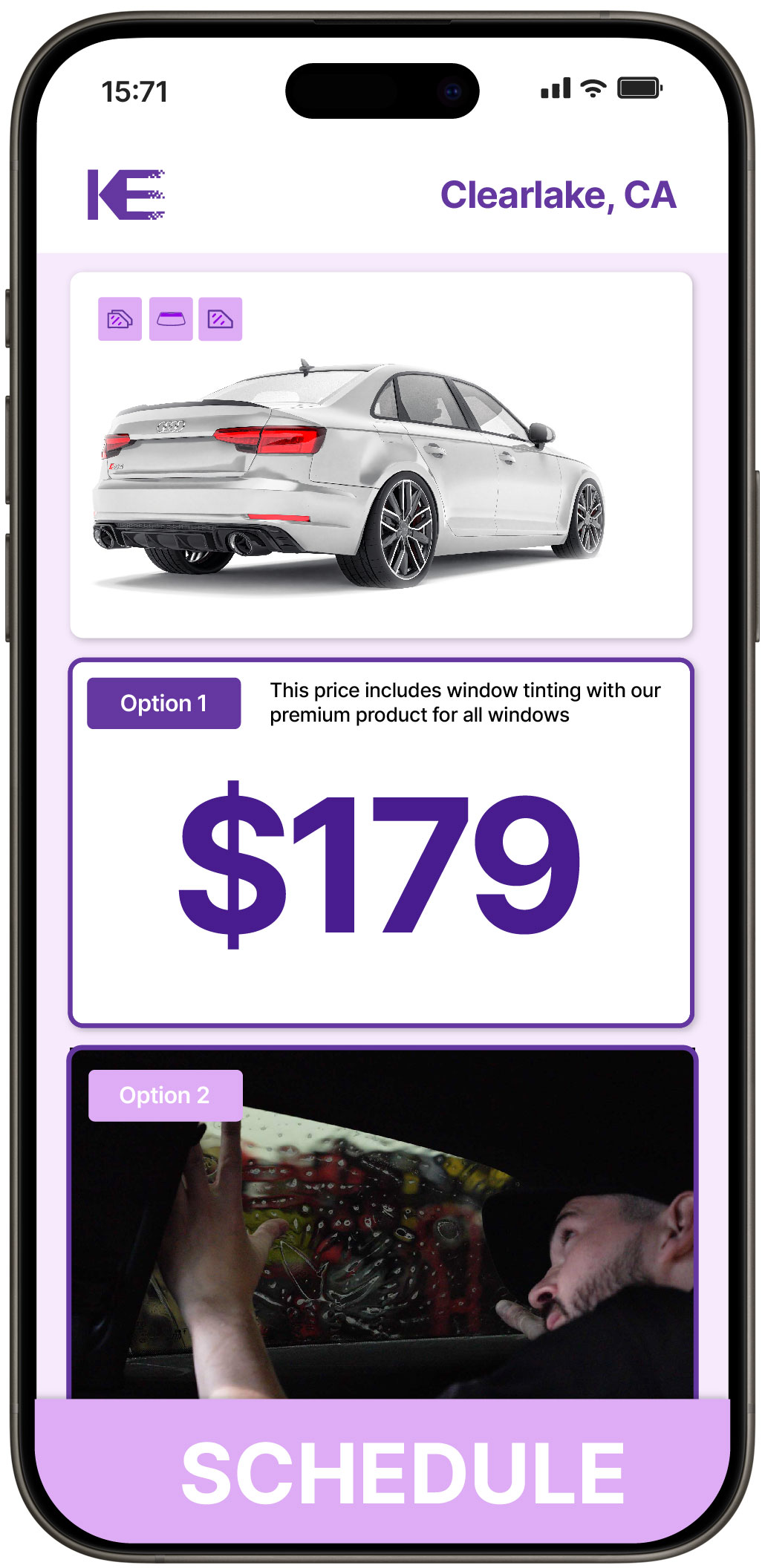 View Reasonable Car Window Tinting Rates in Clearlake, California