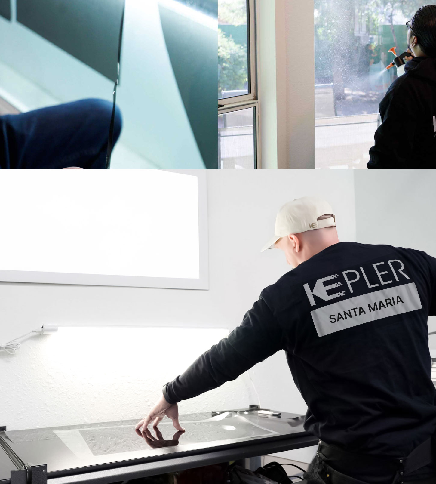 Window Tinting Specialist Cutting Film in Santa Maria, California