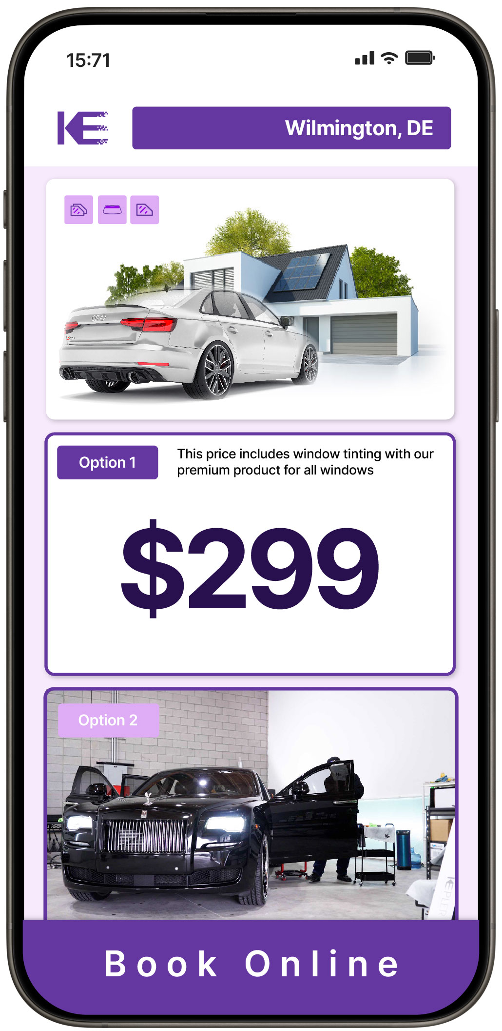 View Competitive Window Tinting Prices in Wilmington, Delaware