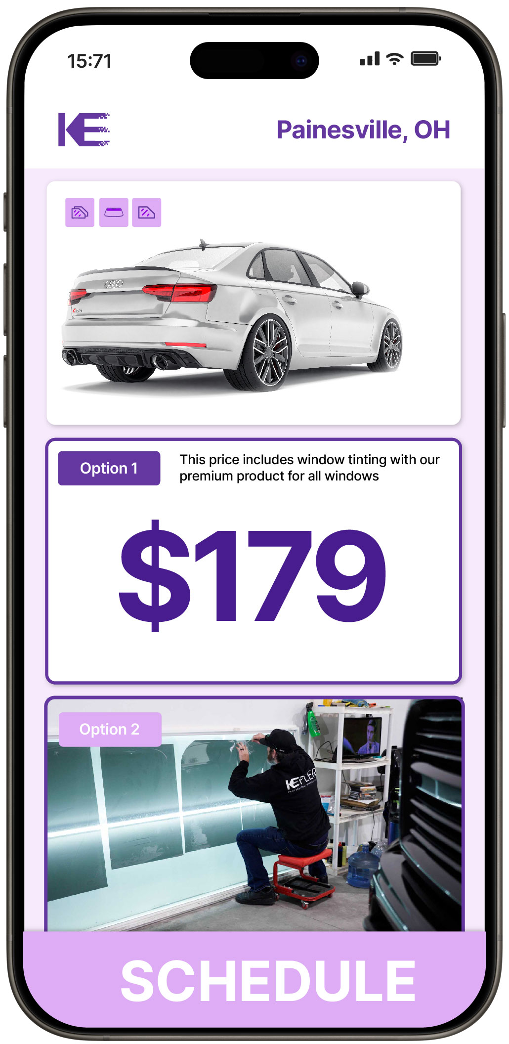 View Reasonable Car Window Tinting Prices in Painesville, Ohio