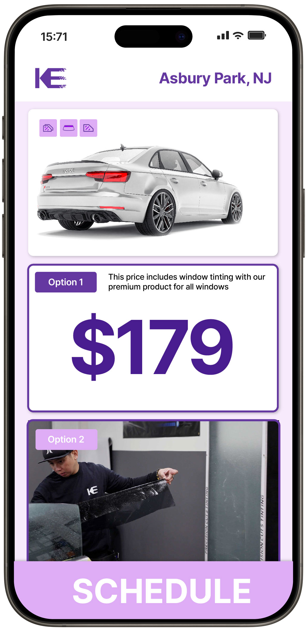 View Reasonable Car Window Tinting Rates in Asbury Park, New Jersey