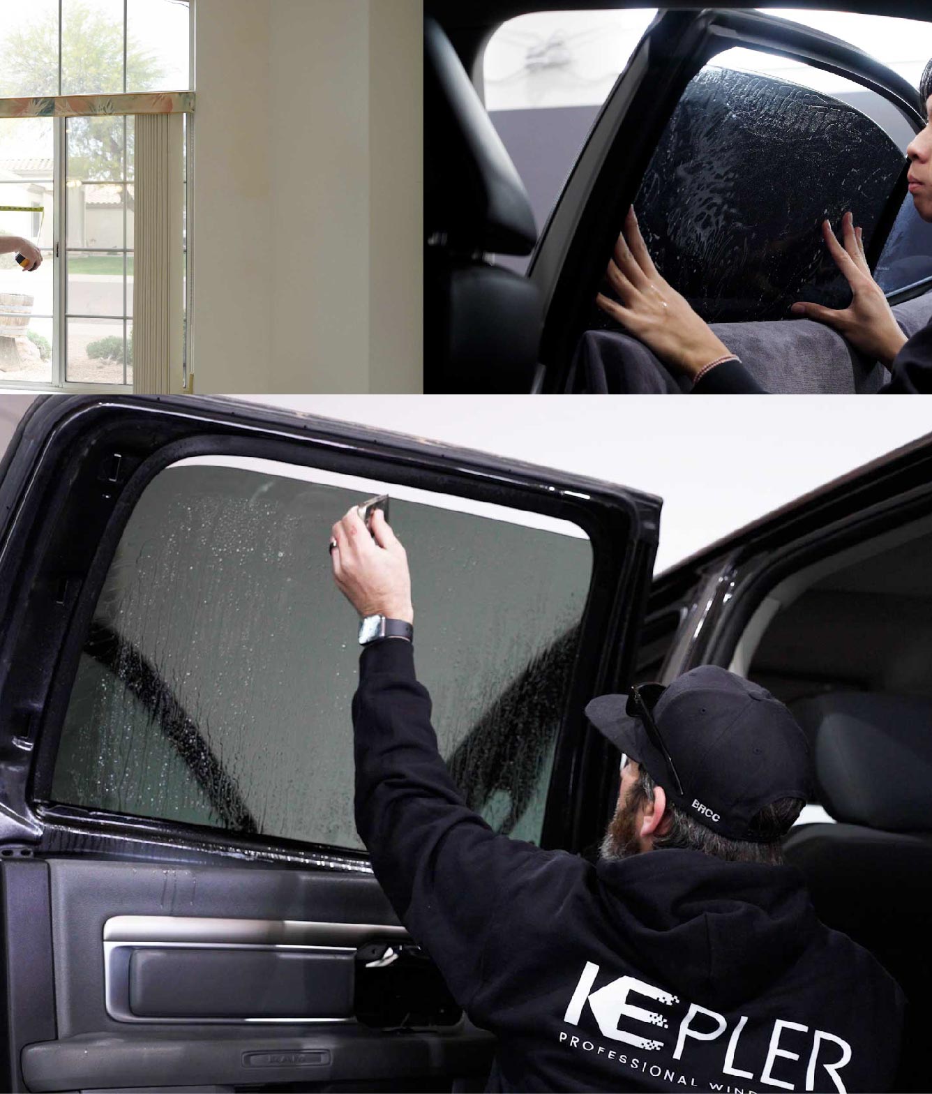 Kepler Window Tinting Specialists at Work in Tempe, Arizona