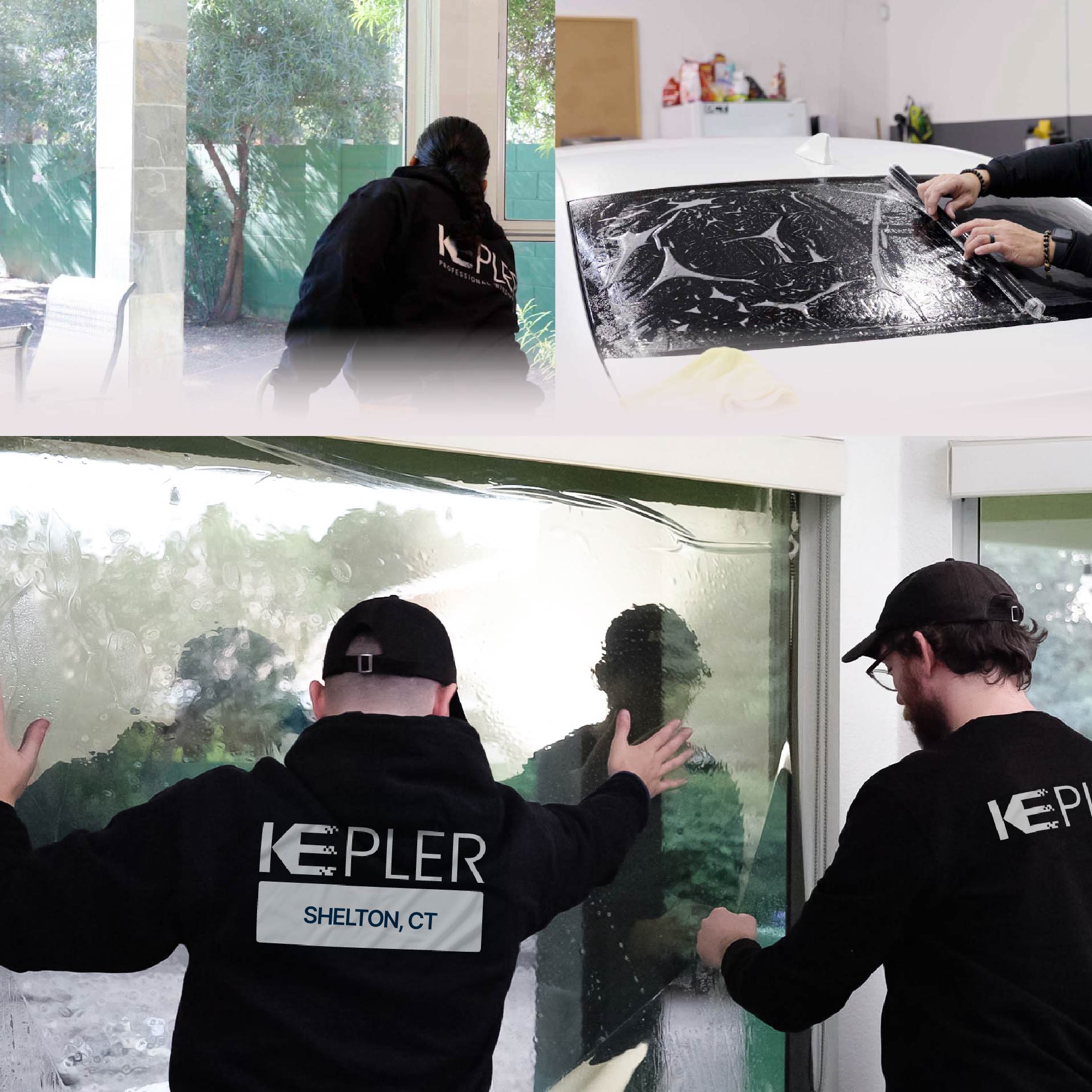 Kepler Specialist Performing Commercial Window Tinting in Shelton Shelton