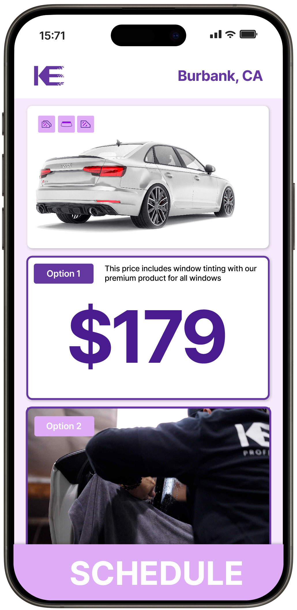 View Affordable Car Window Tinting Rates in Burbank, California