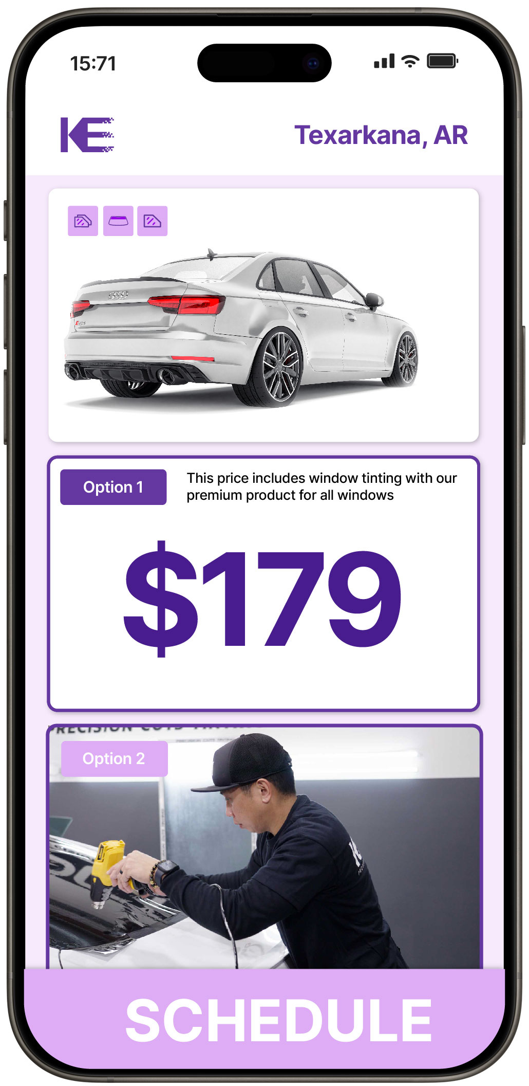 View Competitive Car Window Tinting Prices in Texarkana, Arkansas