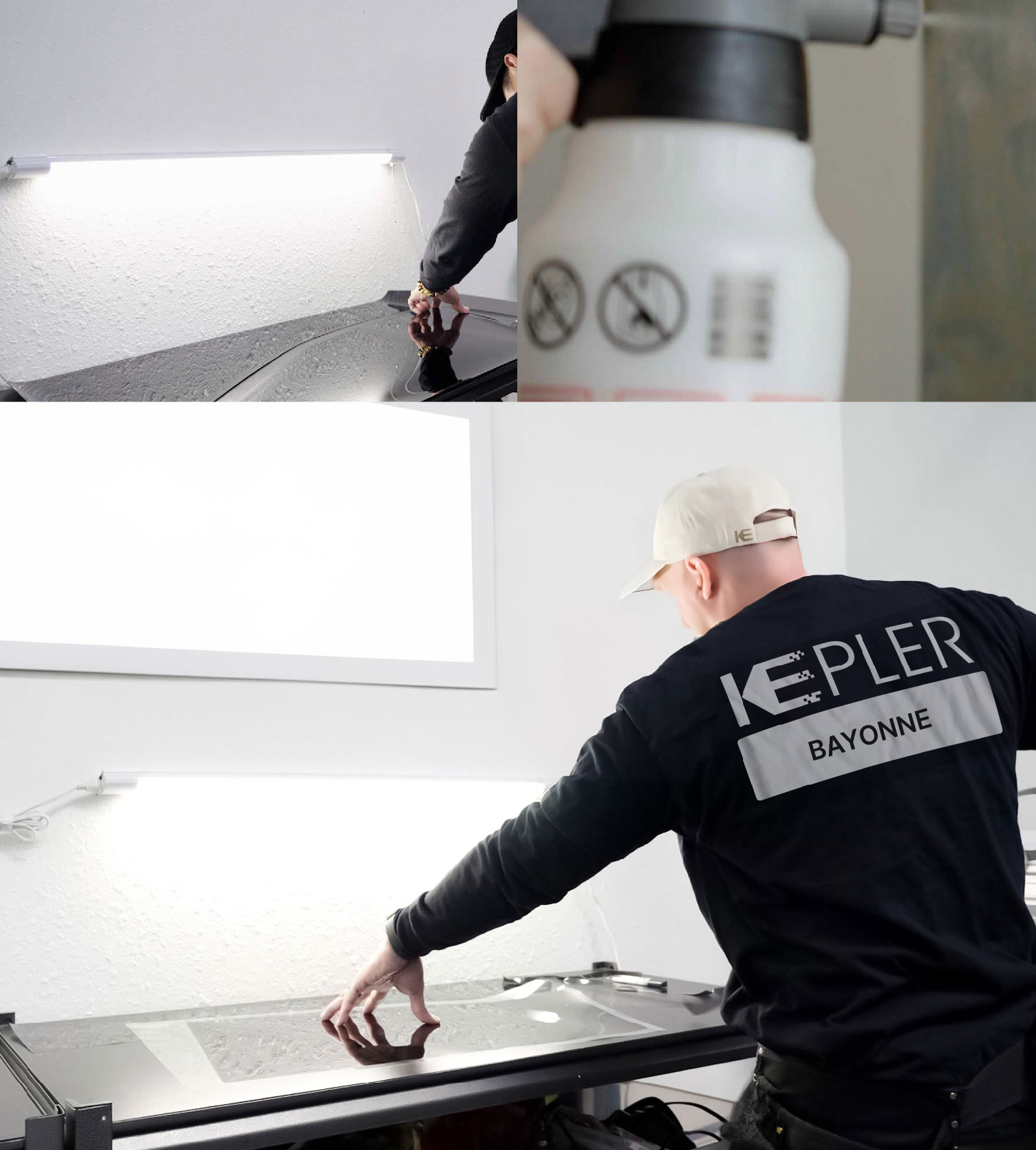 Window Tinting Specialist Cutting Film in Bayonne, New Jersey