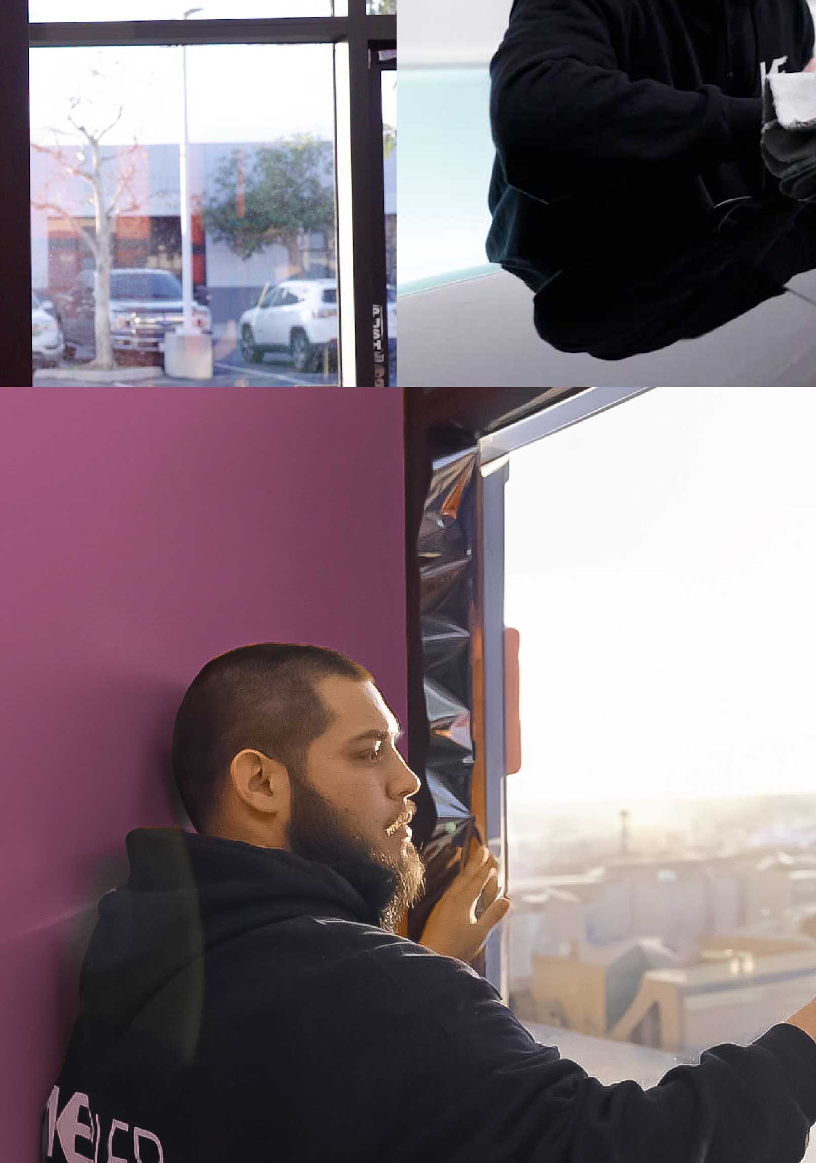 Kepler Specialist Installing Security Window Film in Southgate Michigan