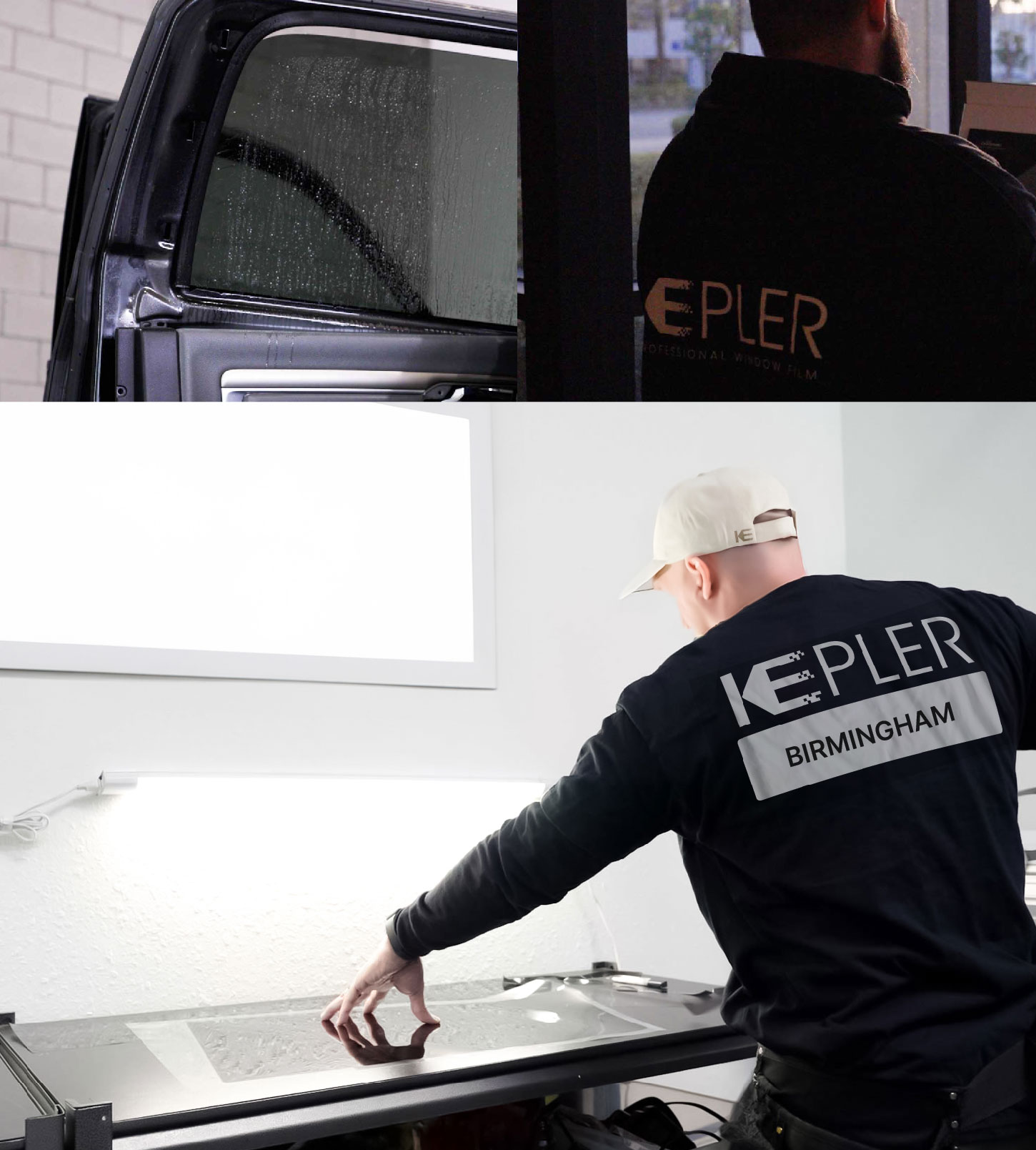 Window Tinting Specialist Cutting Film in Birmingham, Alabama