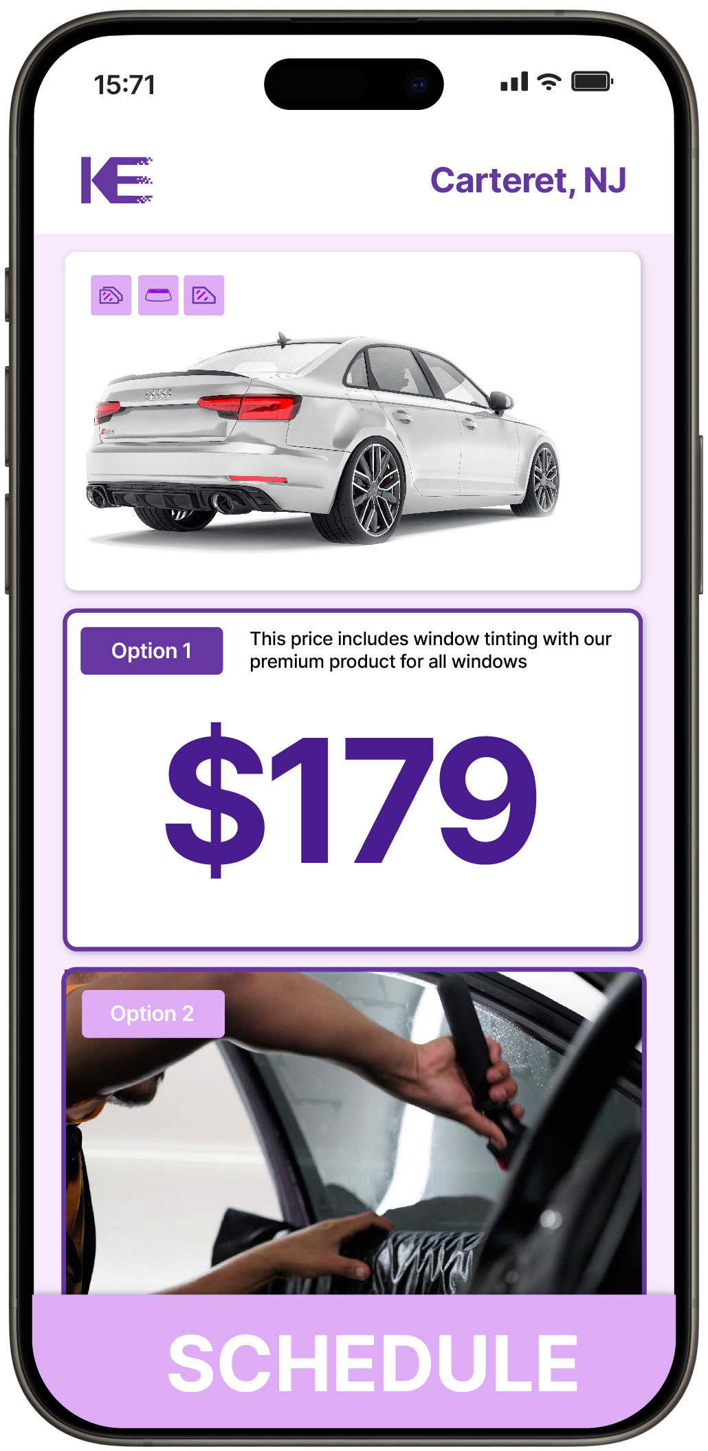 View Affordable Car Window Tinting Prices in Carteret, New Jersey