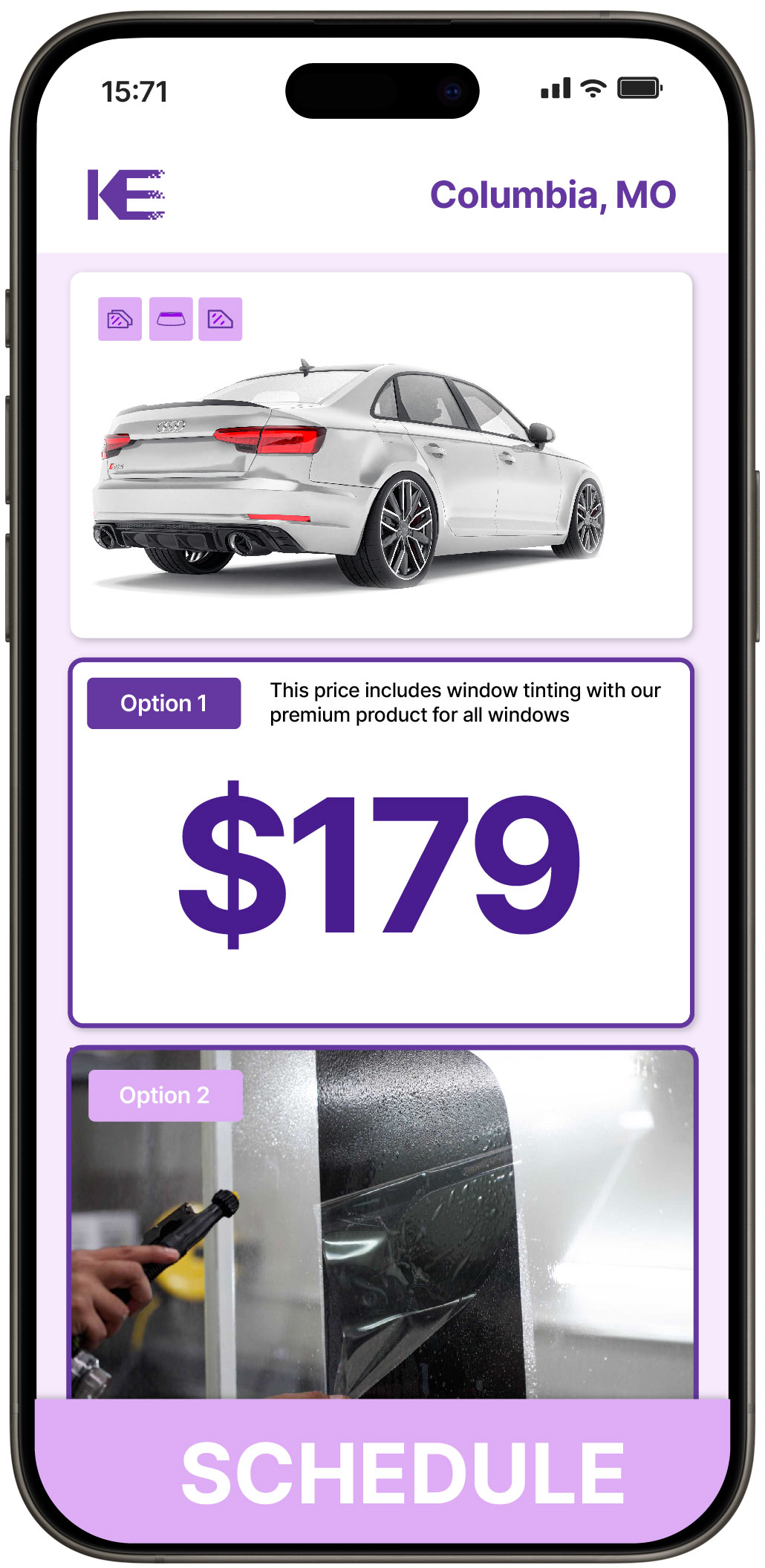 View Affordable Car Window Tinting Prices in Columbia, Missouri