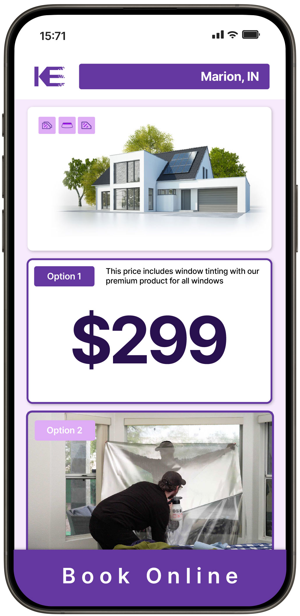 View Affordable Home Window Tinting Costs in Marion, Indiana