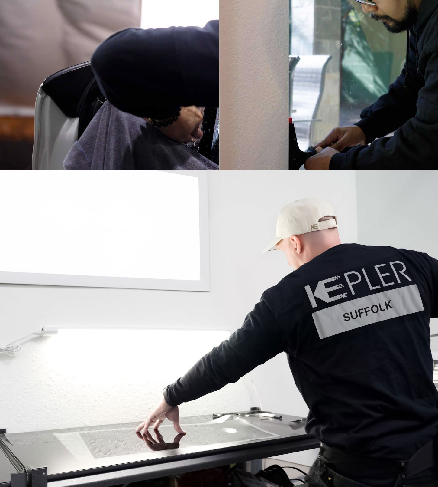 Window Tinting Specialist Cutting Film in Suffolk, Virginia