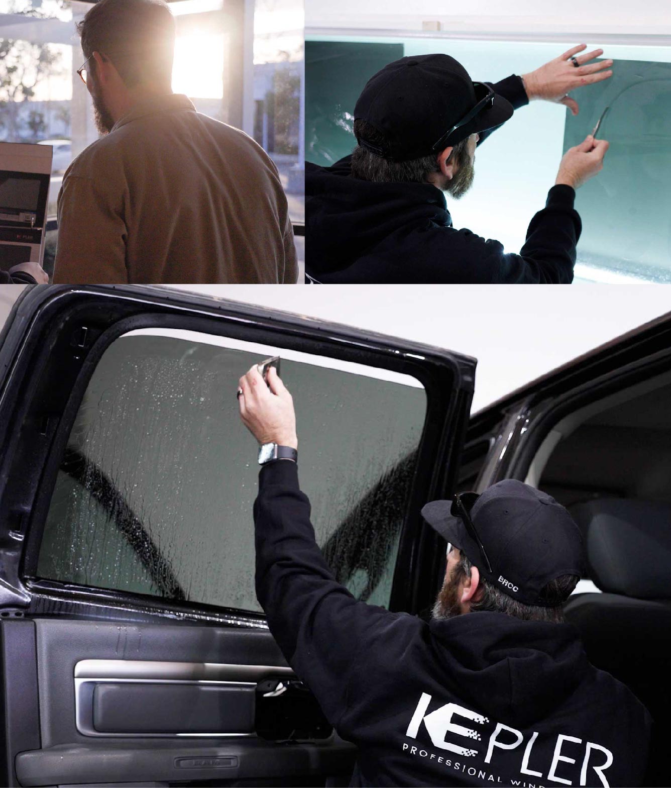 Kepler Window Tinting Specialists at Work in Marquette, Michigan