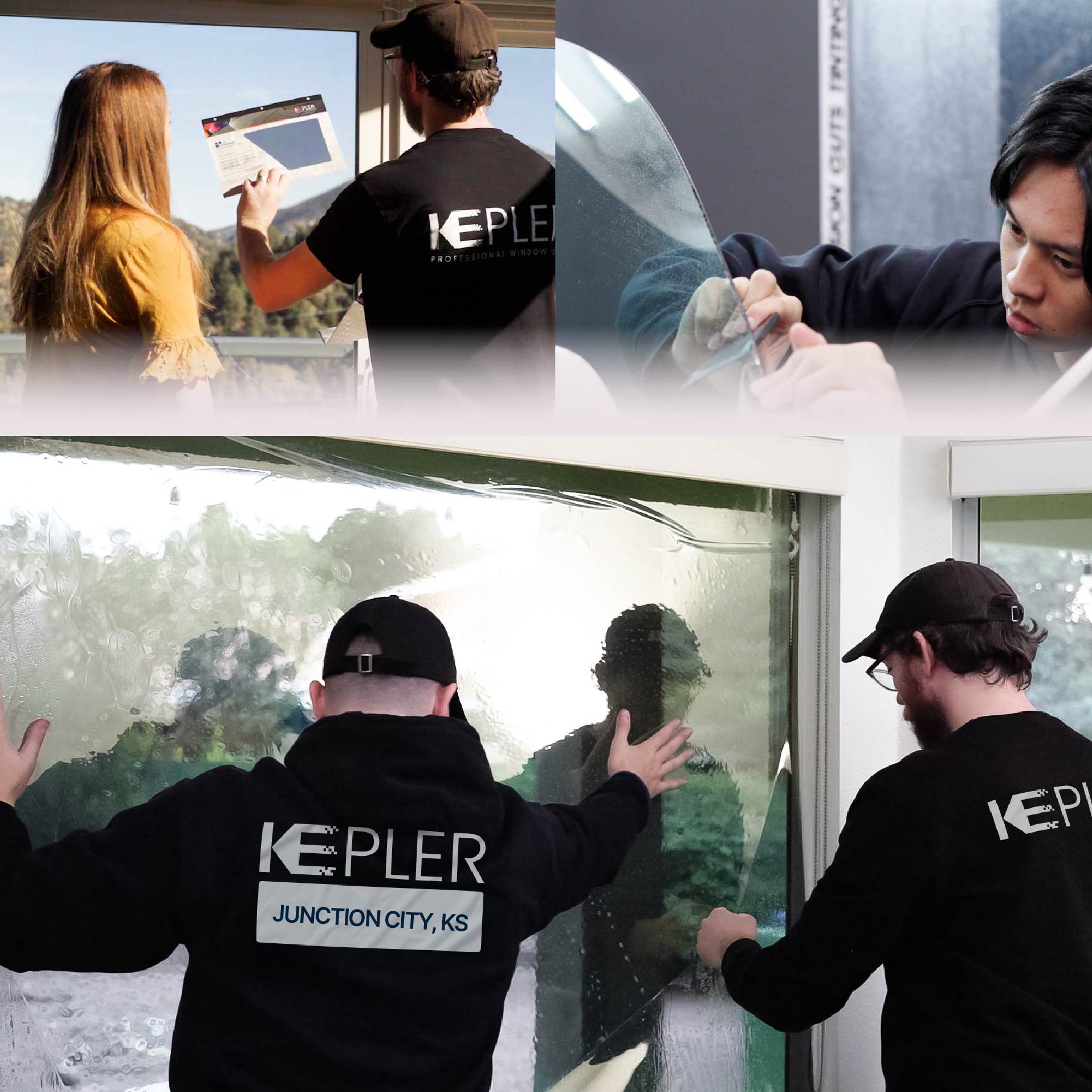 Kepler Specialist Performing Commercial Window Tinting in Junction City Junction City