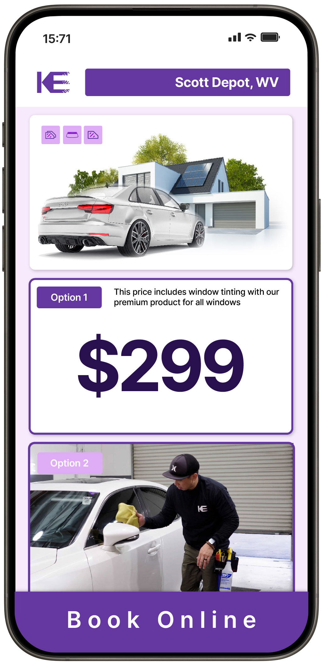 View Affordable Tesla Window Tinting Costs in Morgantown, West Virginia