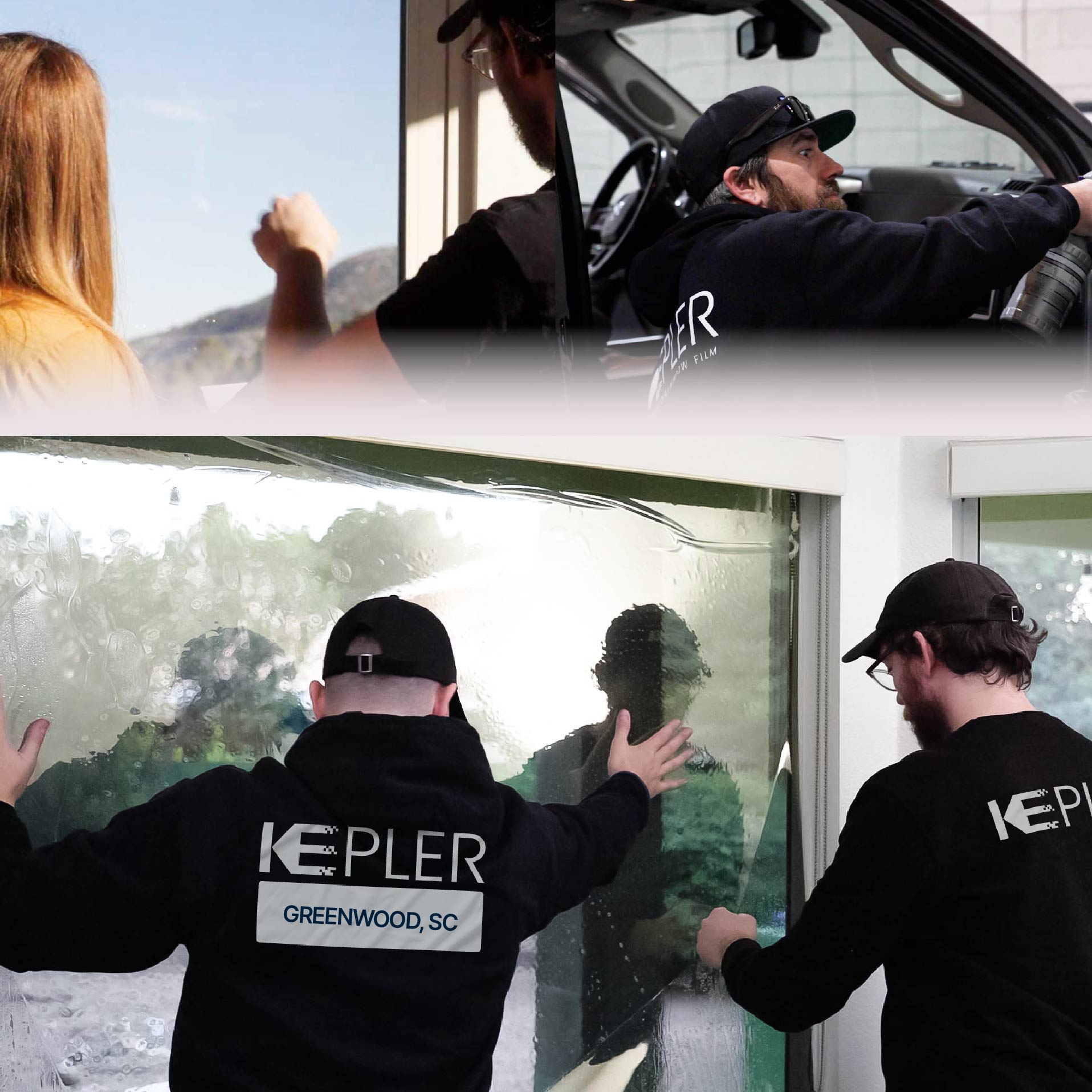 Kepler Specialist Performing Commercial Window Tinting in Greenwood Greenwood