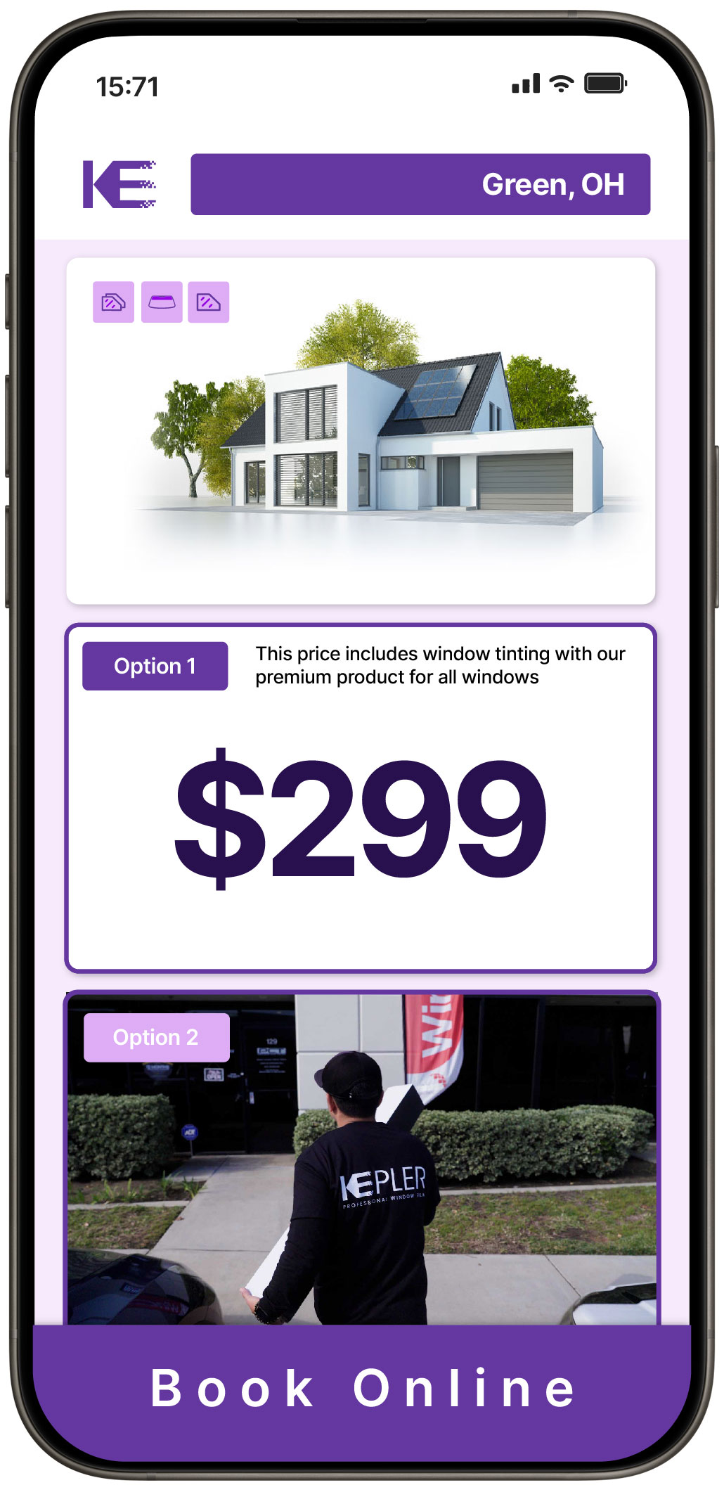 View Reasonable Home Window Tinting Costs in Green, Ohio