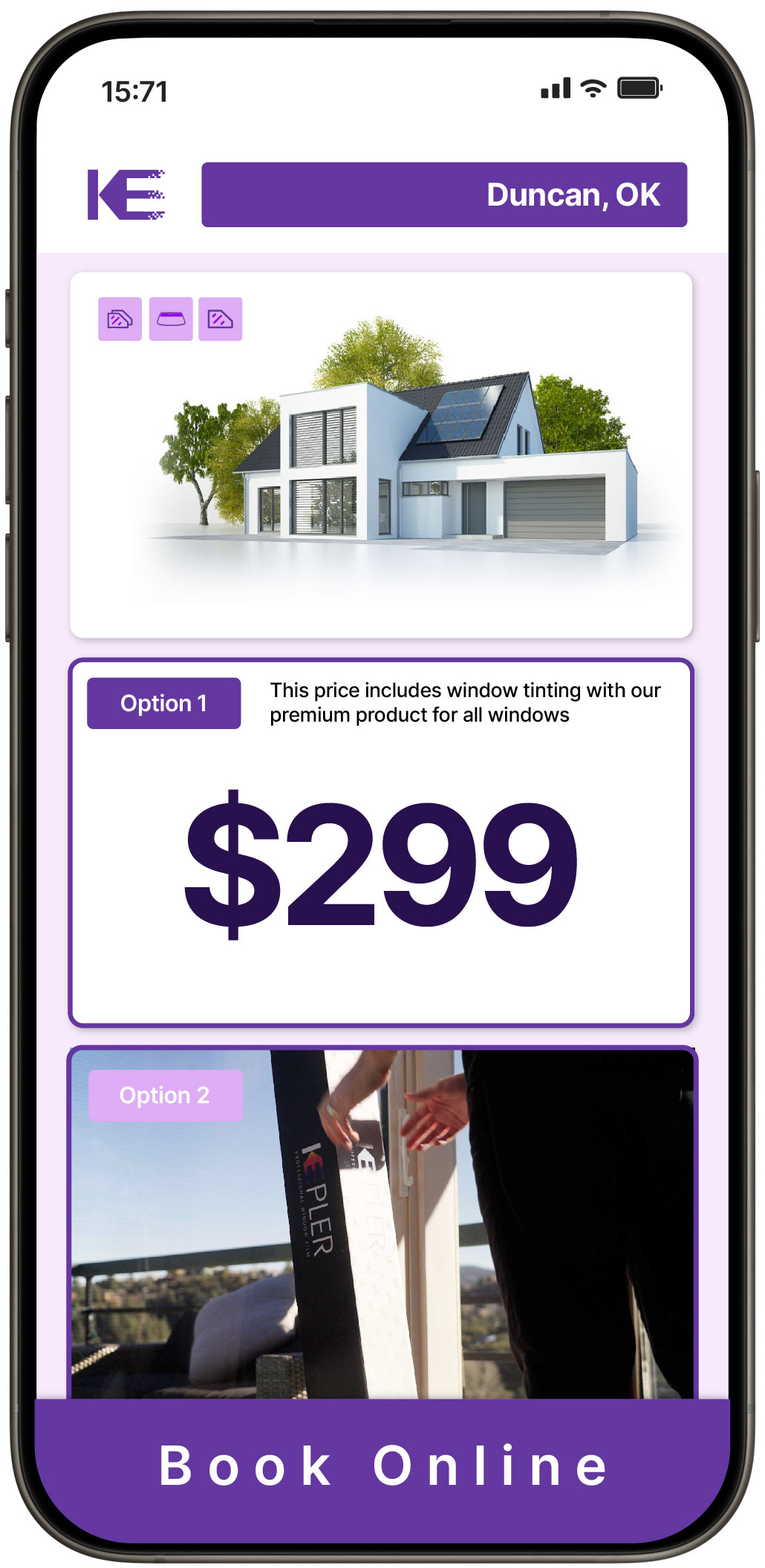 View Competitive Home Window Tinting Rates in Duncan, Oklahoma