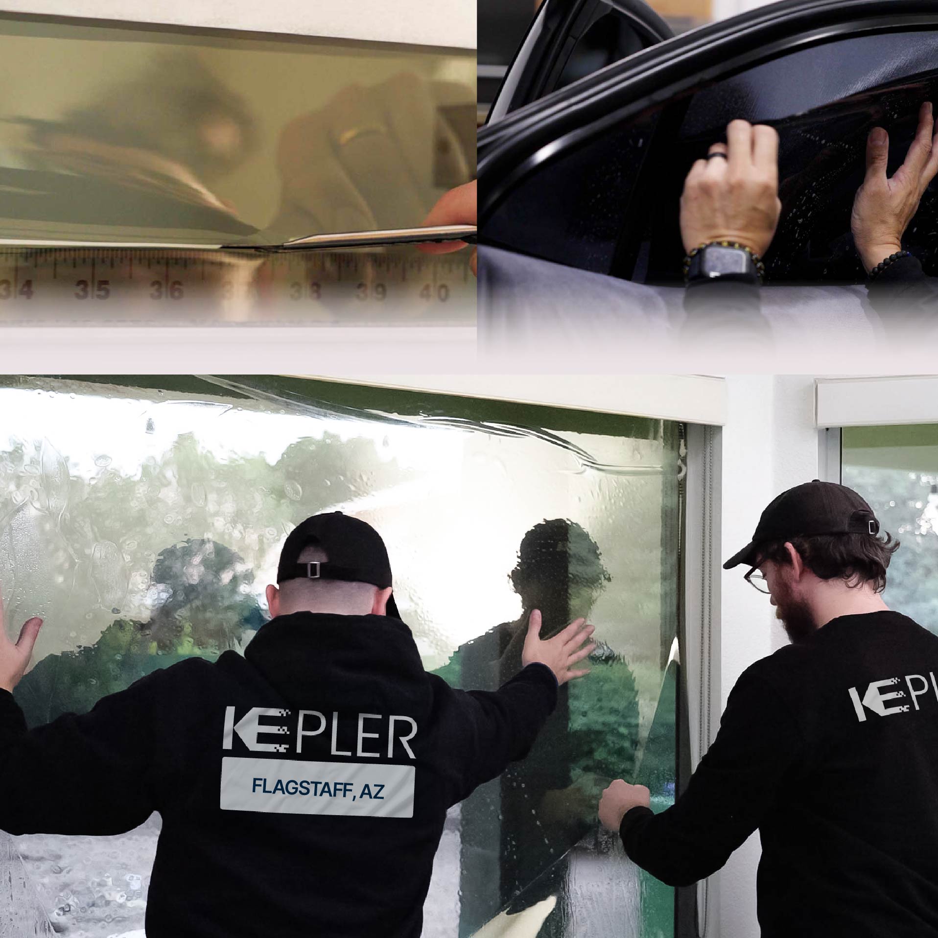 Kepler Specialist Performing Commercial Window Tinting in Flagstaff Flagstaff