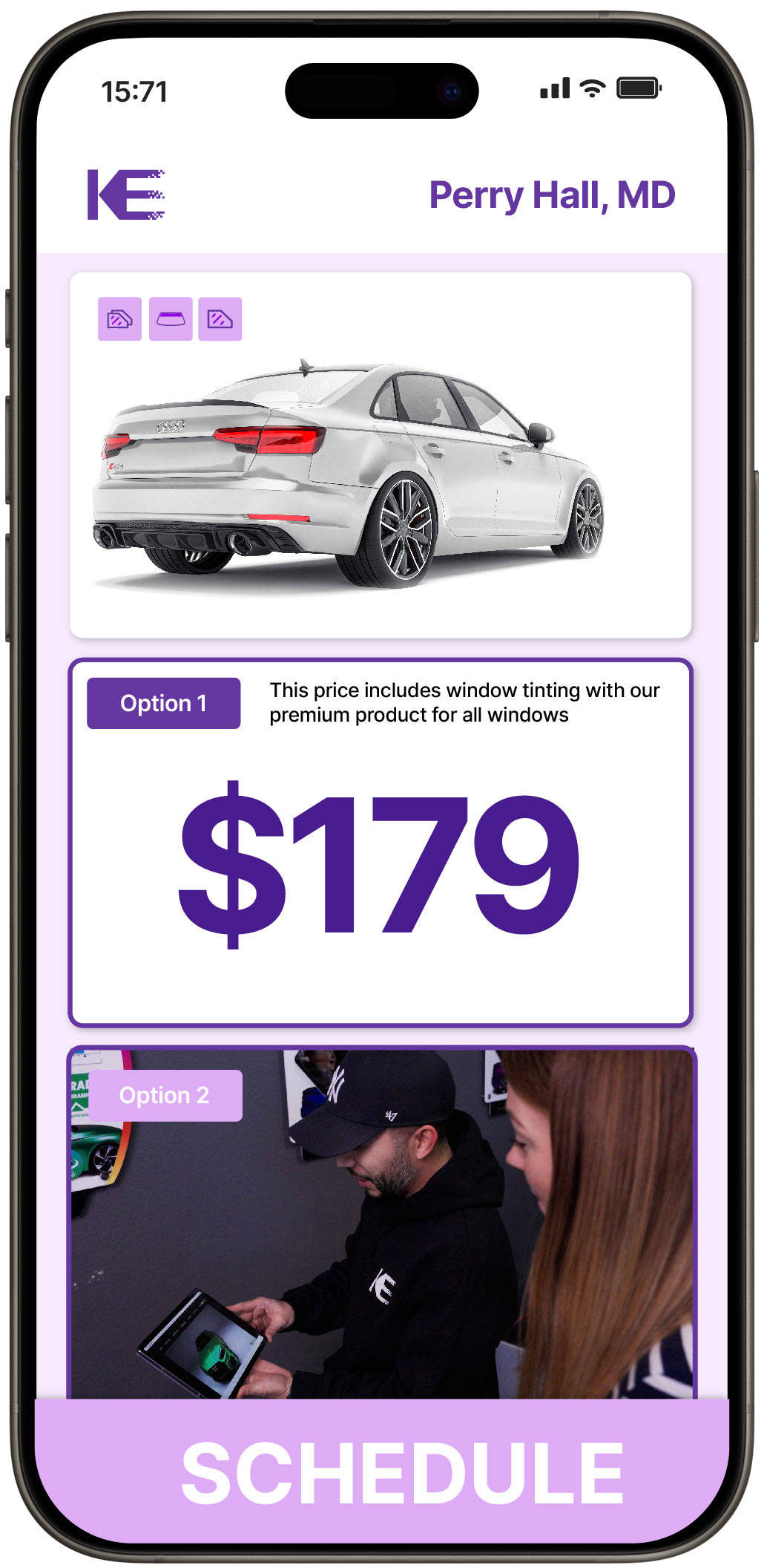 View Affordable Car Window Tinting Prices in Perry Hall, Maryland