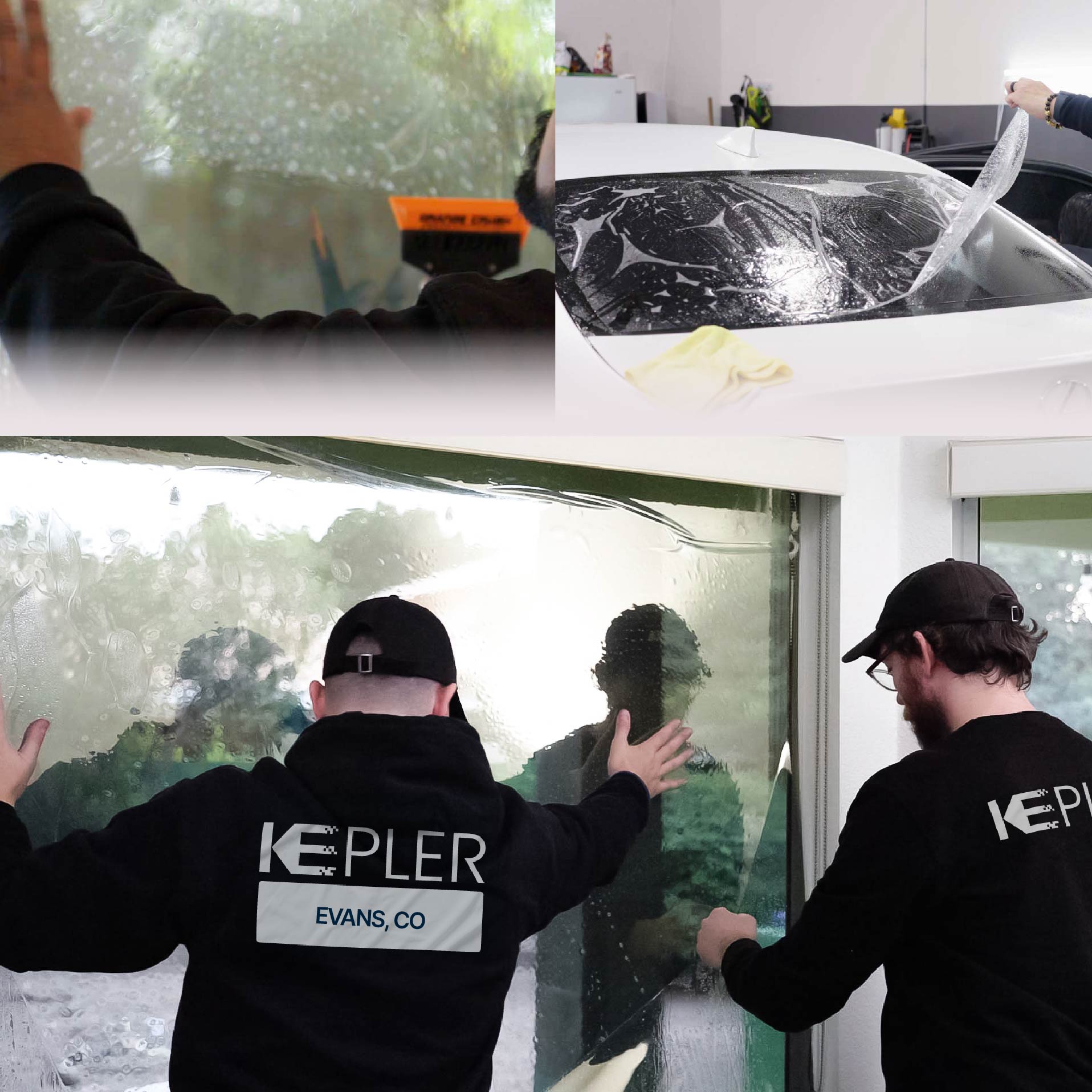 Kepler Specialist Performing Commercial Window Tinting in Evans Evans