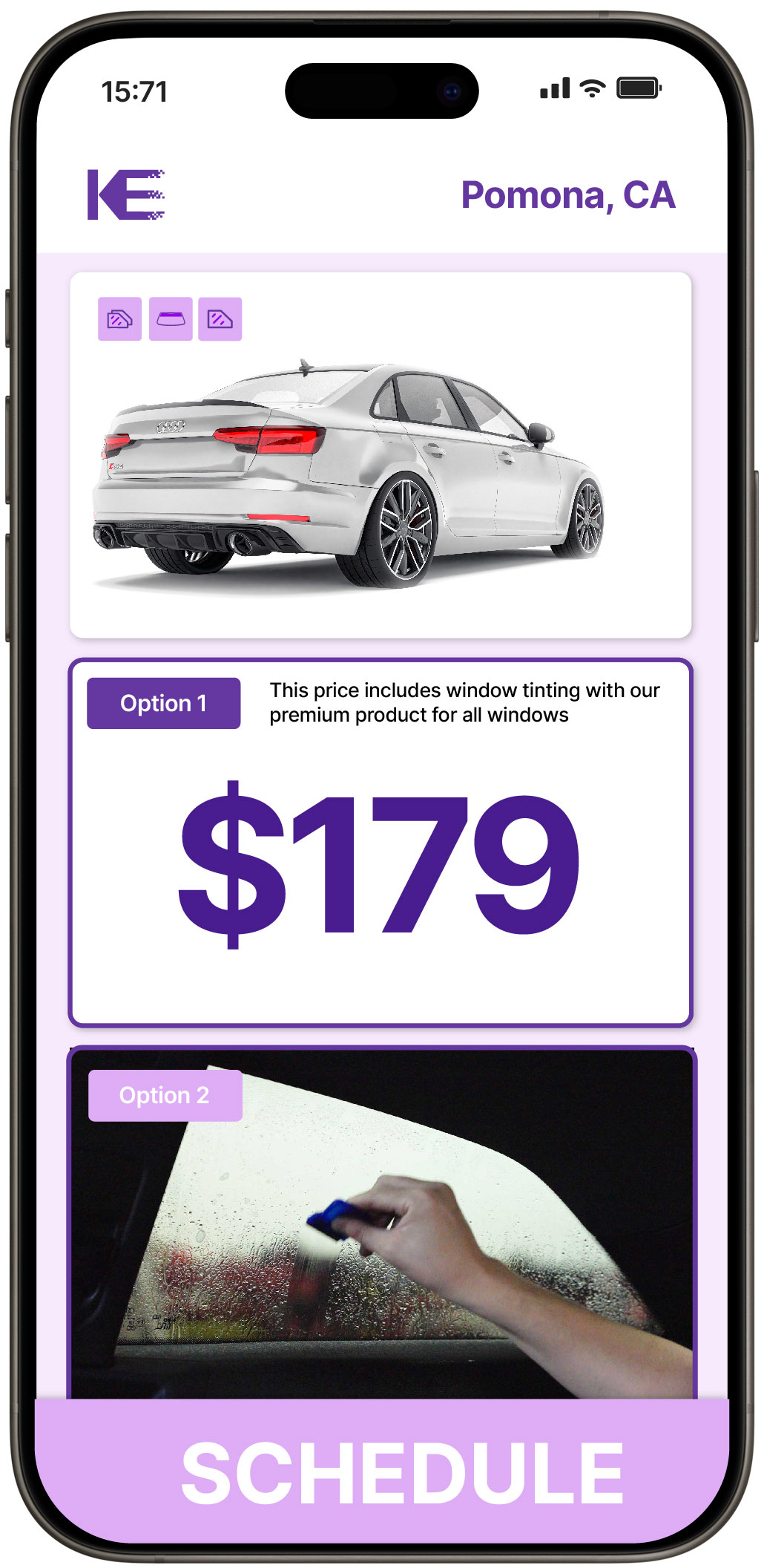 View Competitive Car Window Tinting Prices in Pomona, California
