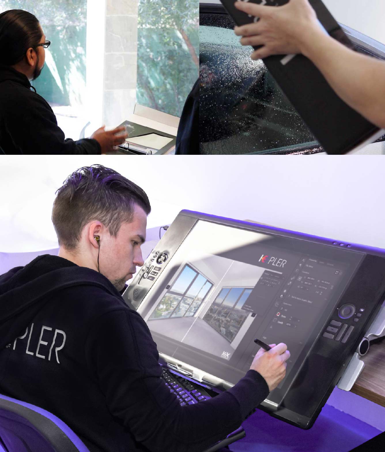 Kepler Specialist Performing Commercial Window Tinting in Clearlake Clearlake