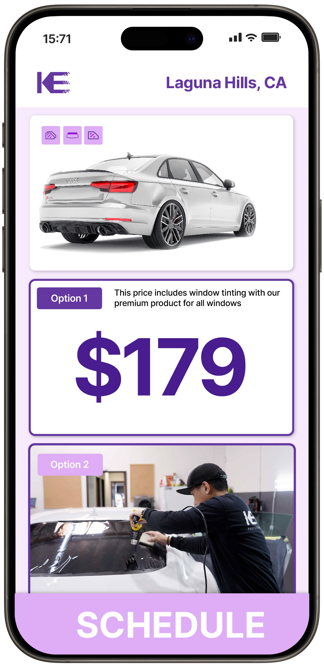View Reasonable Car Window Tinting Rates in Laguna Hills, California