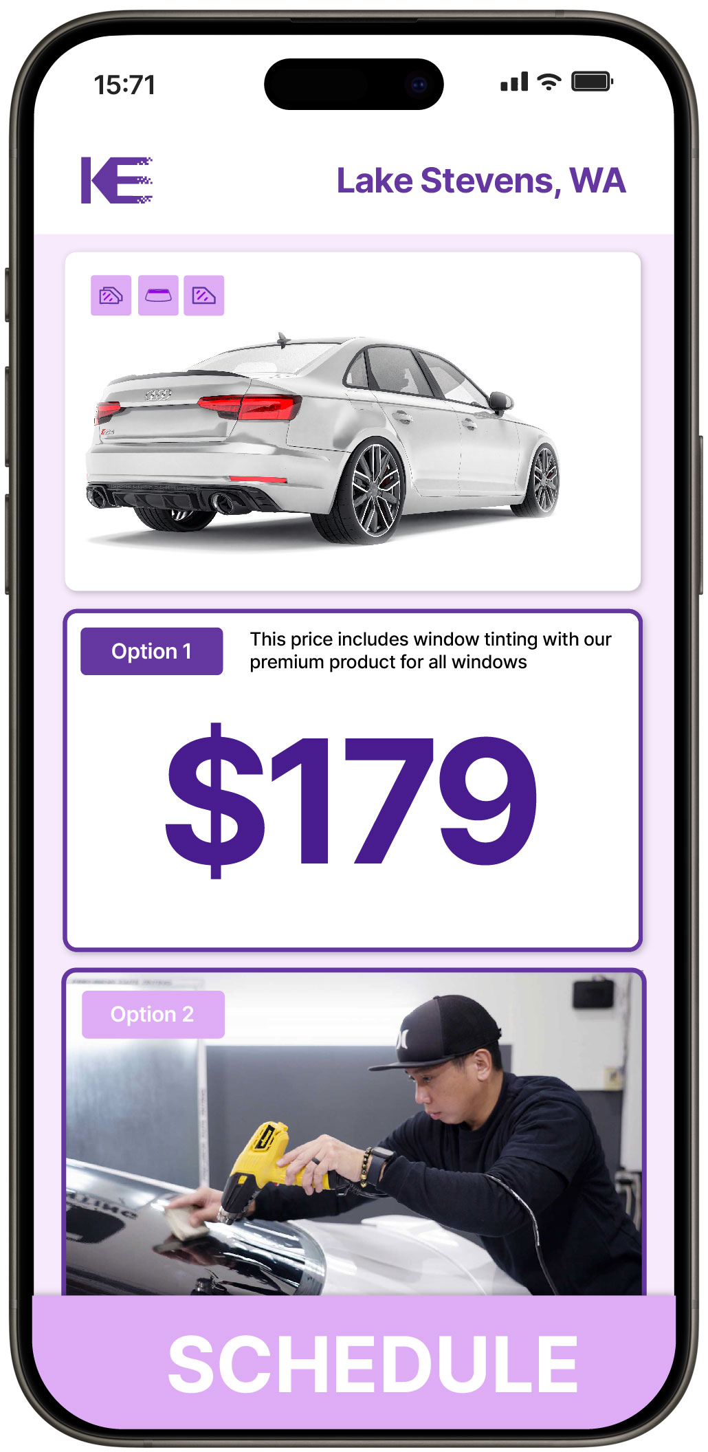 View Competitive Car Window Tinting Prices in Lake Stevens, Washington