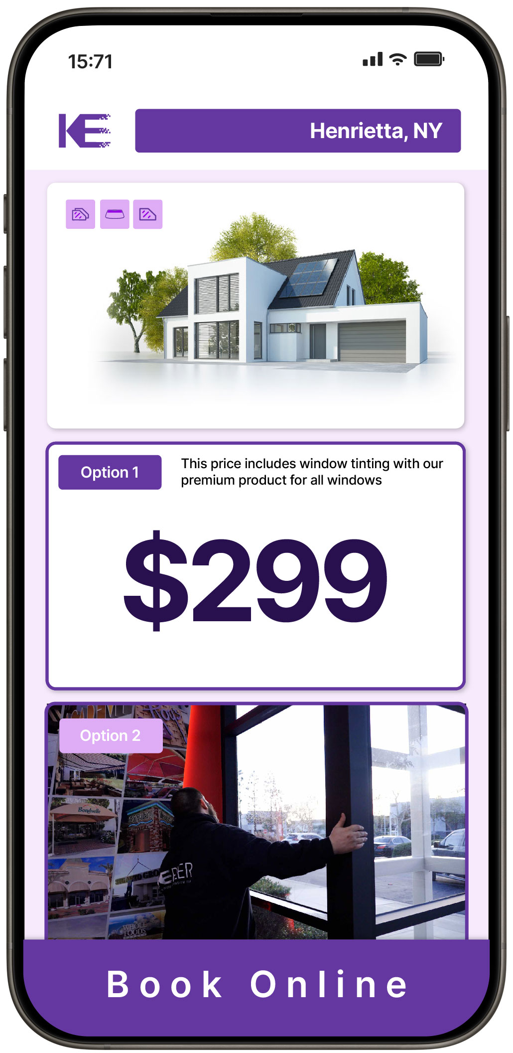 View Reasonable Home Window Tinting Rates in Henrietta, New York