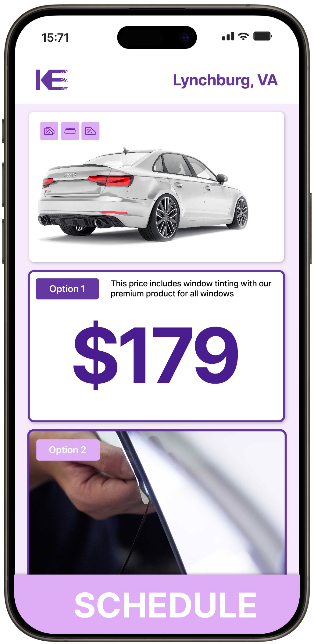 View Reasonable Car Window Tinting Rates in Lynchburg, Virginia