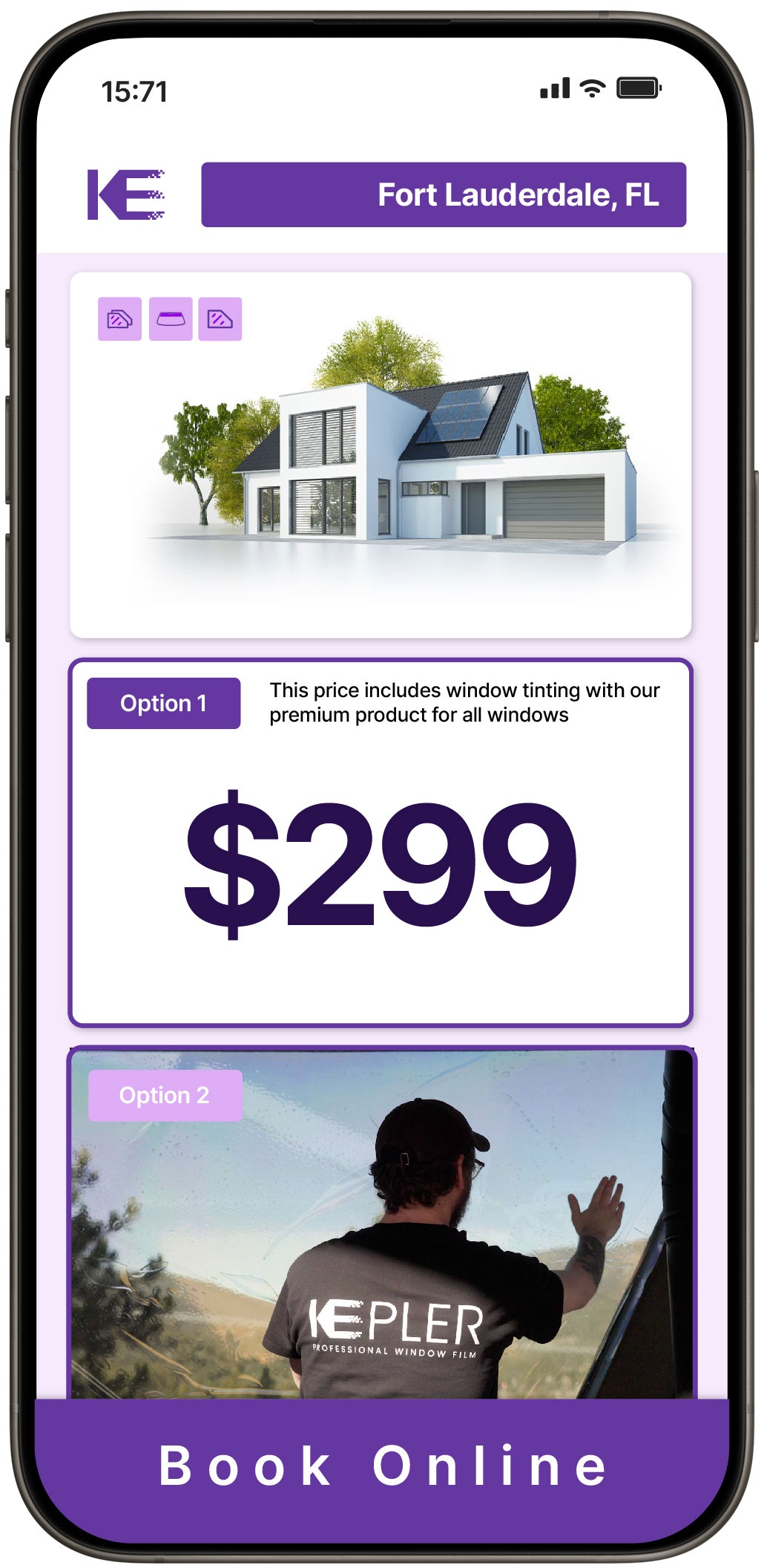 View Competitive Home Window Tinting Rates in Fort Lauderdale, Florida
