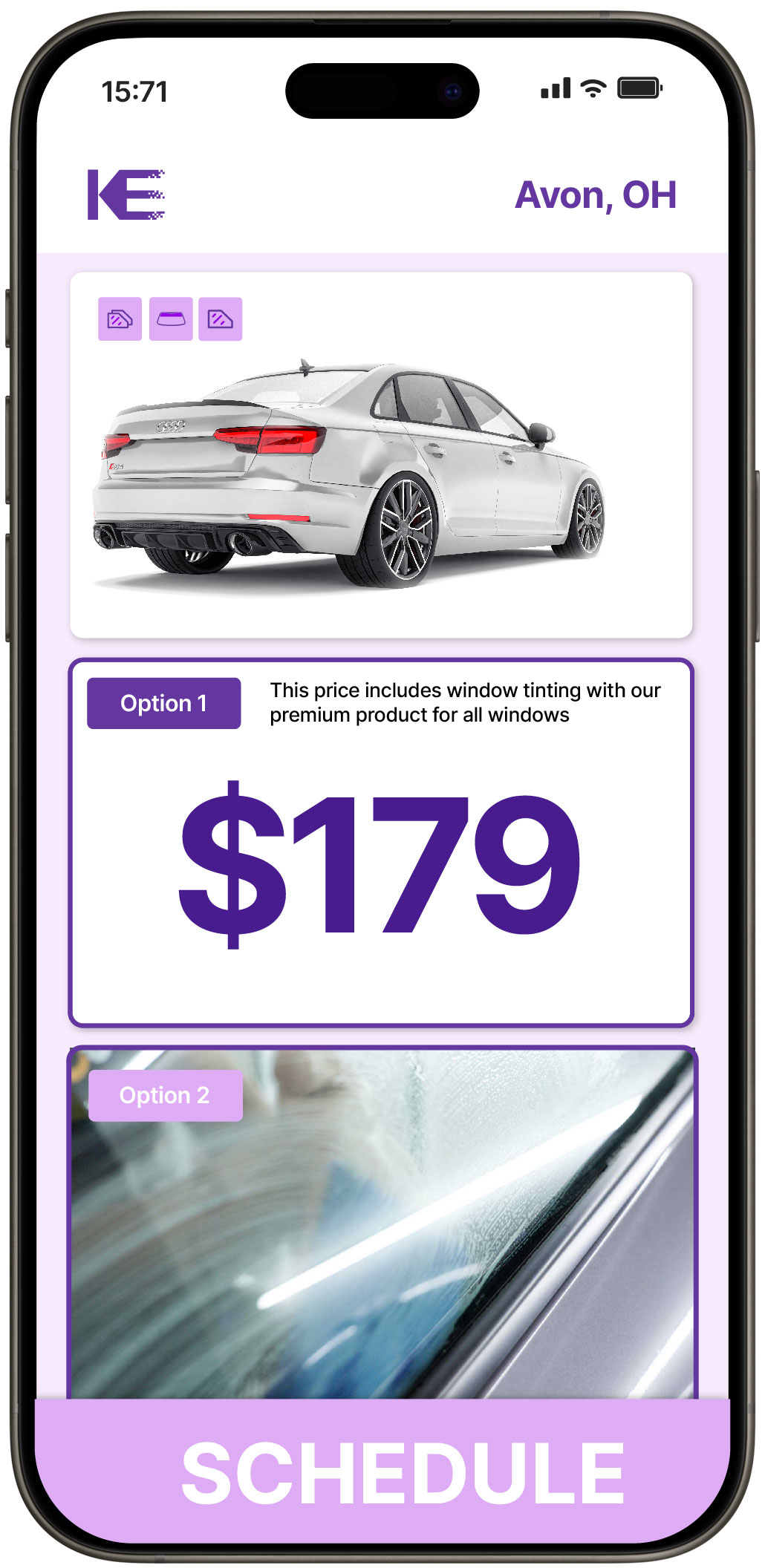View Reasonable Car Window Tinting Rates in Avon, Ohio